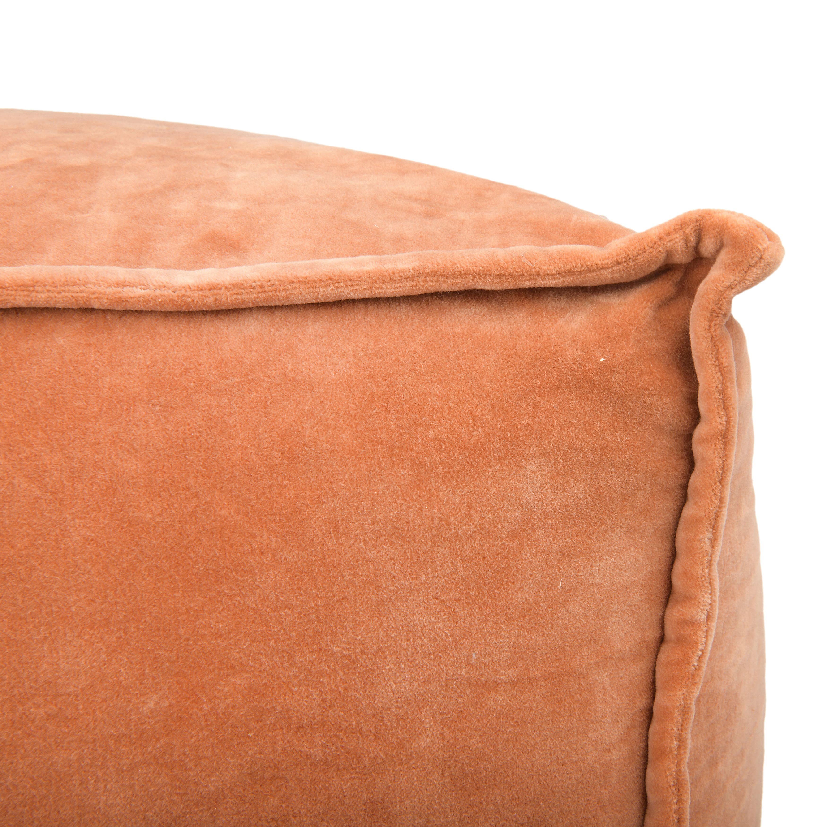 Hello Honey&#xAE; 18&#x22; Modern Boho Cotton Velvet Pouf