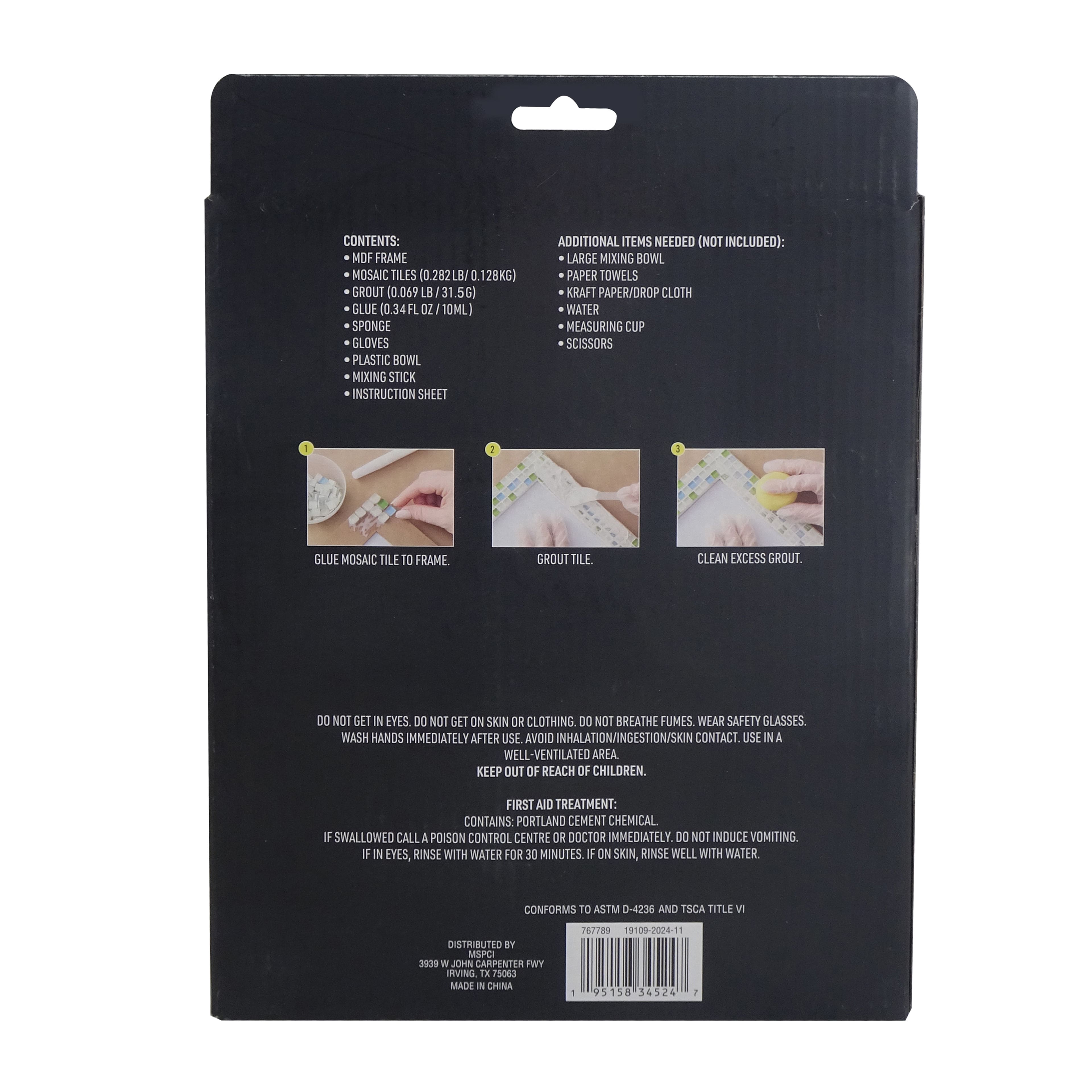 5&#x22; x 5&#x22; Rainbow Mosaic Frame Kit by Make Market&#xAE;