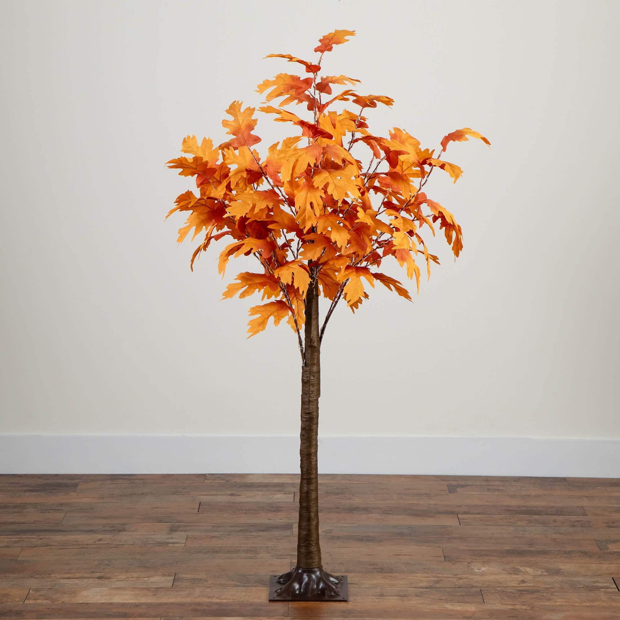 5ft. Pre-Lit Autumn Maple Artificial Fall Tree with 240 Warm White LED Lights