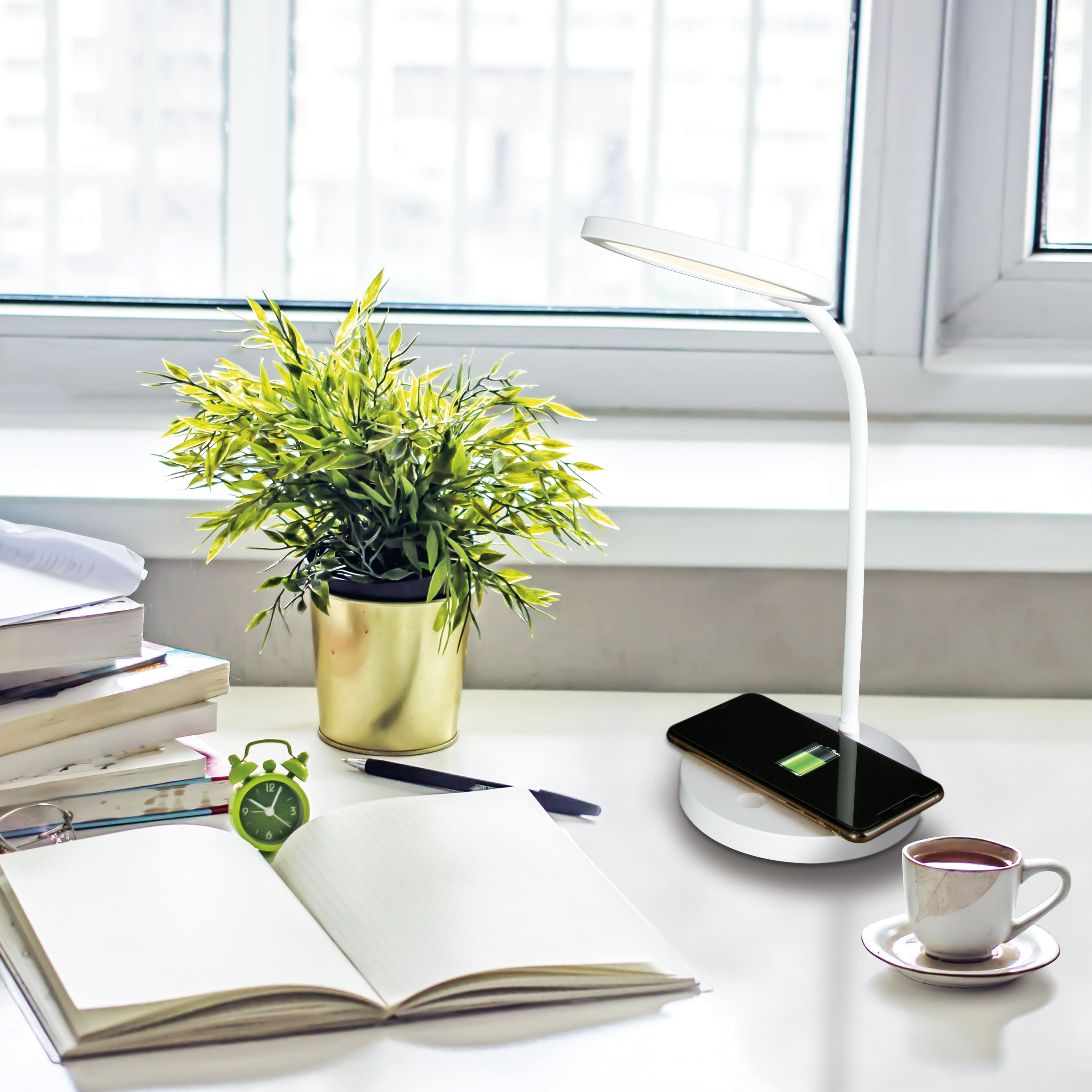 Good Housekeeping by OttLite Circular LED Desk Lamp
