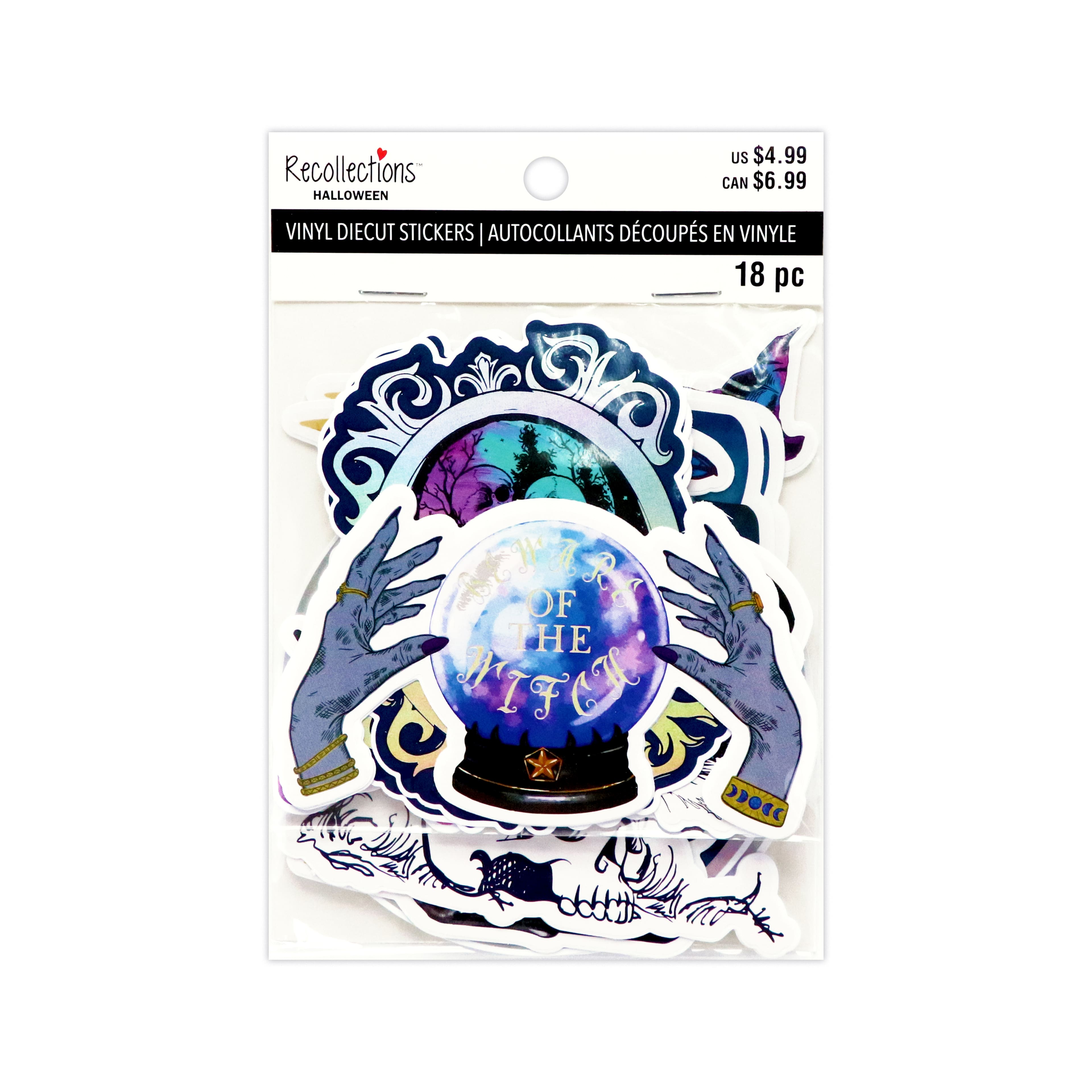 Iridescent Moon Vinyl Die-Cut Stickers by Recollections&#x2122;