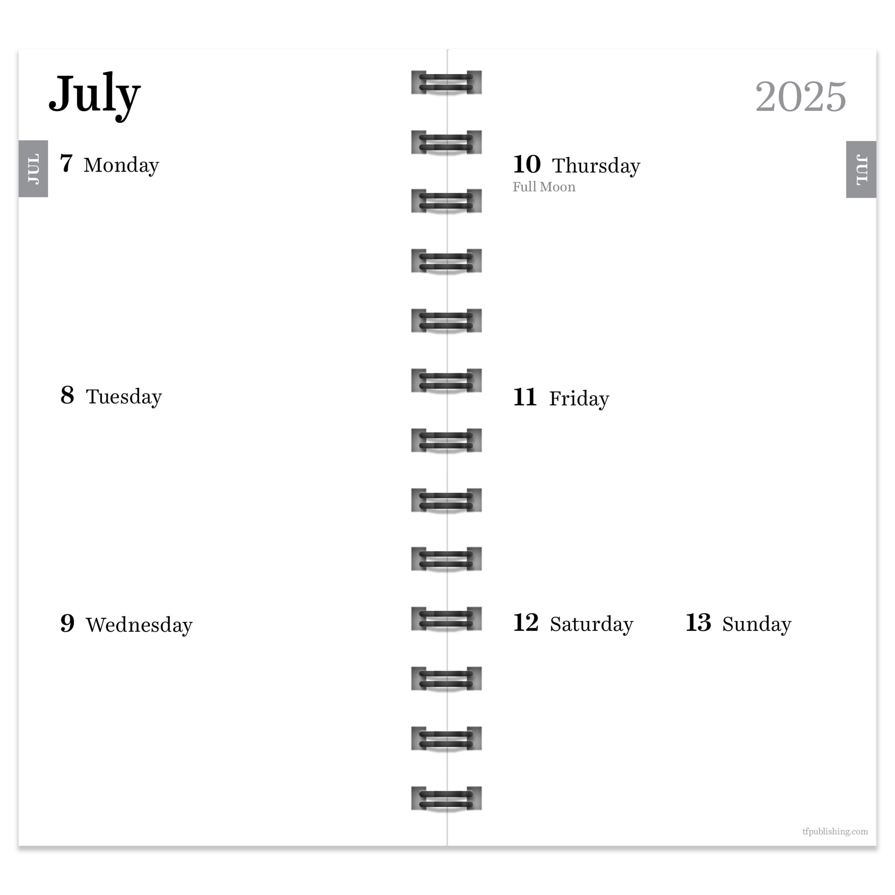 TF Publishing 2025-2026 Night Sky Small Weekly/Monthly Planner