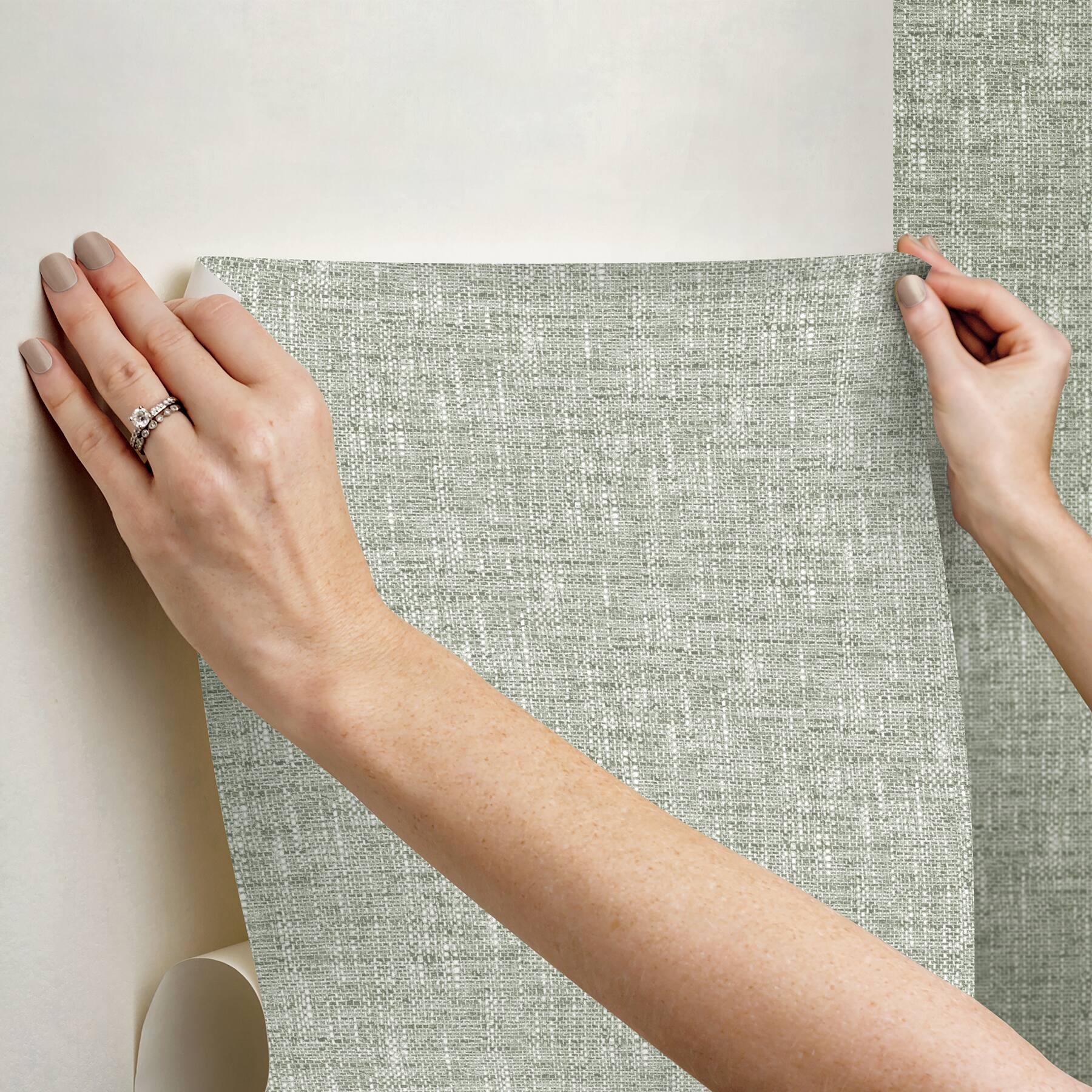 NuWallpaper Poplin Peel &#x26; Stick Wallpaper