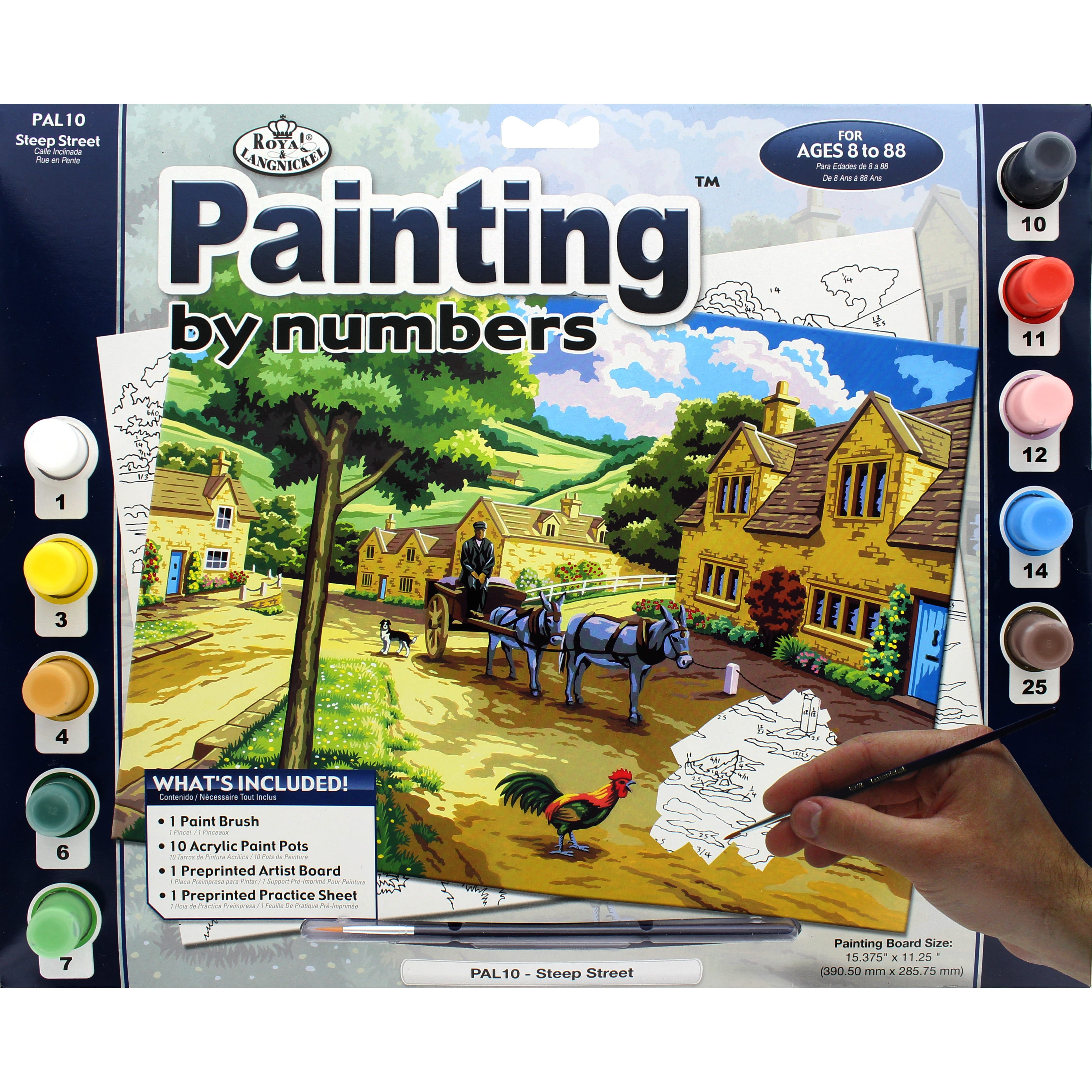 Artist Essentials Paint By Numbers - Numeral Paint Kit