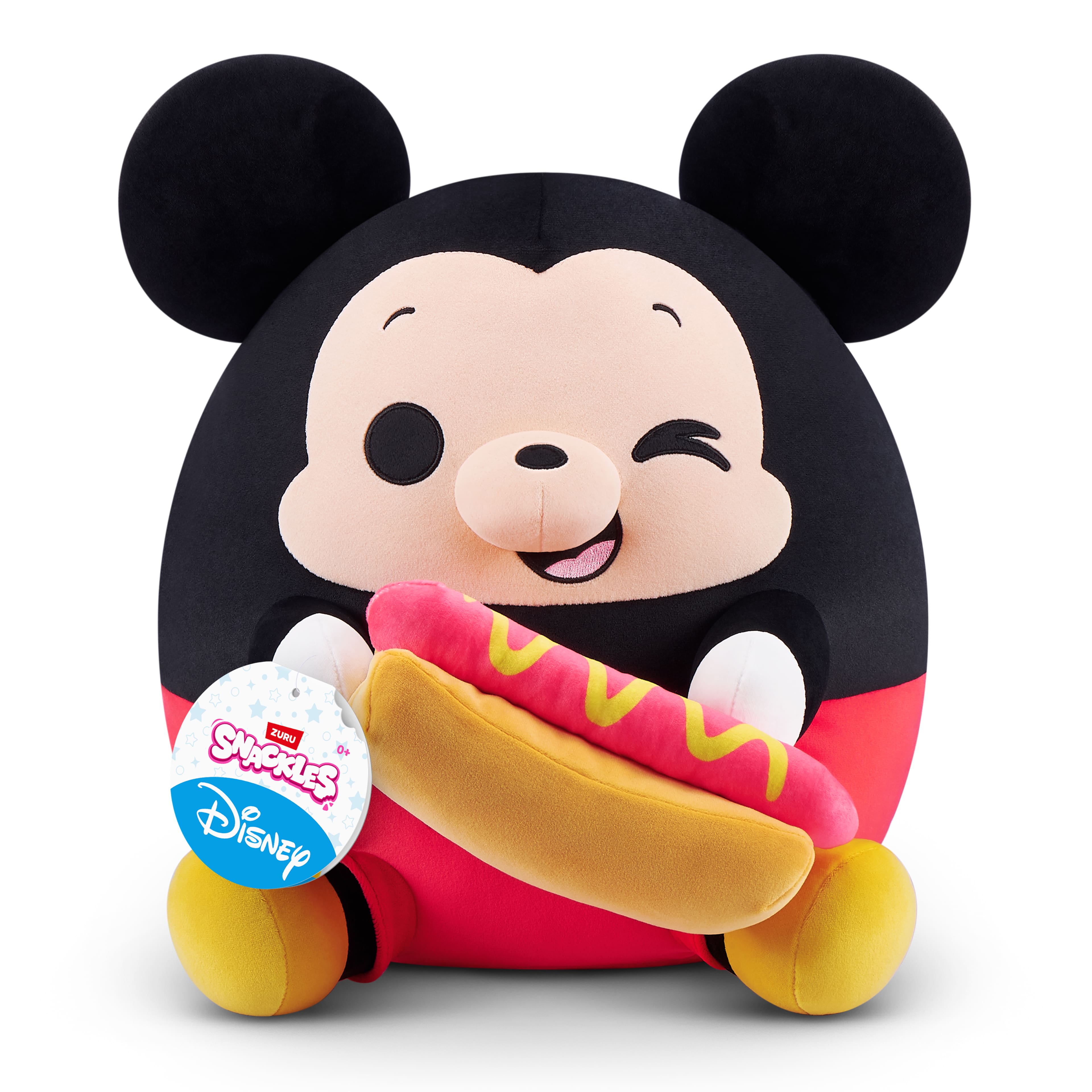 Snackles Disney® 14" Mickey with Hot Dog Plush
