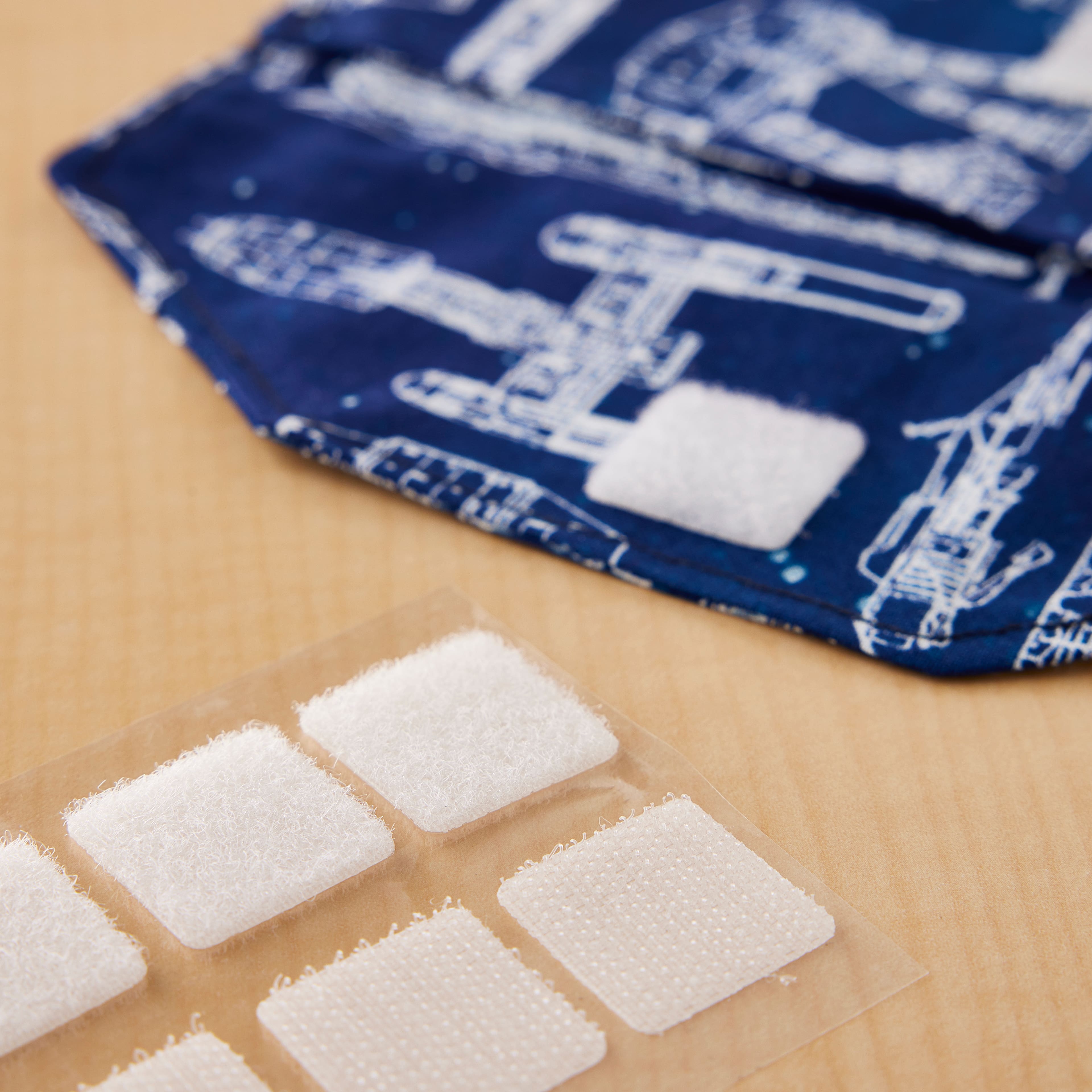 12 Packs: 12 ct. (144 total) Hook & Loop Square Sets by Loops & Threads®