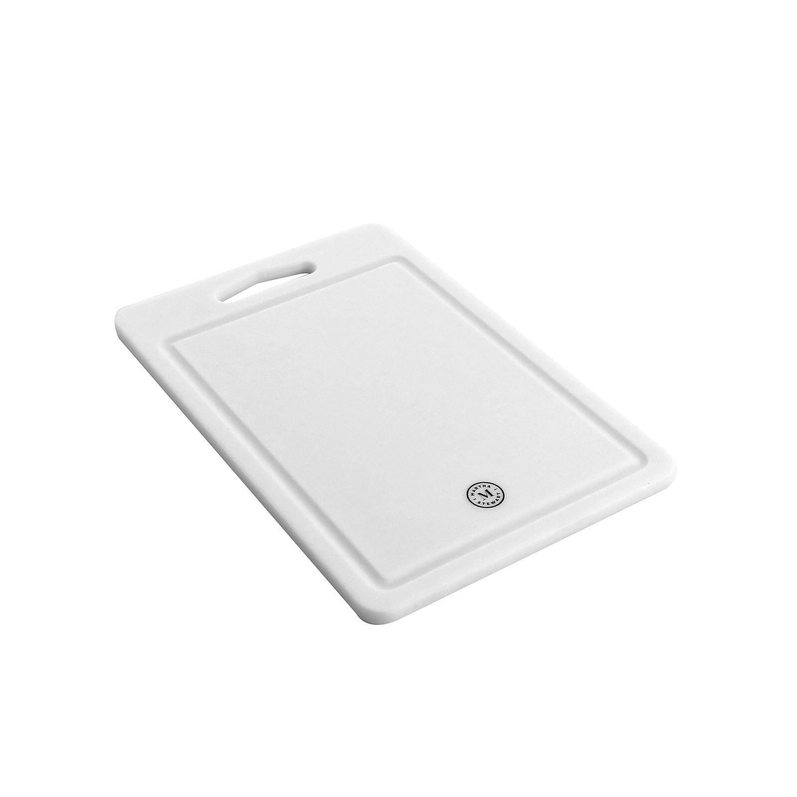 Martha Stewart White Plastic 2 Piece Cutting Board