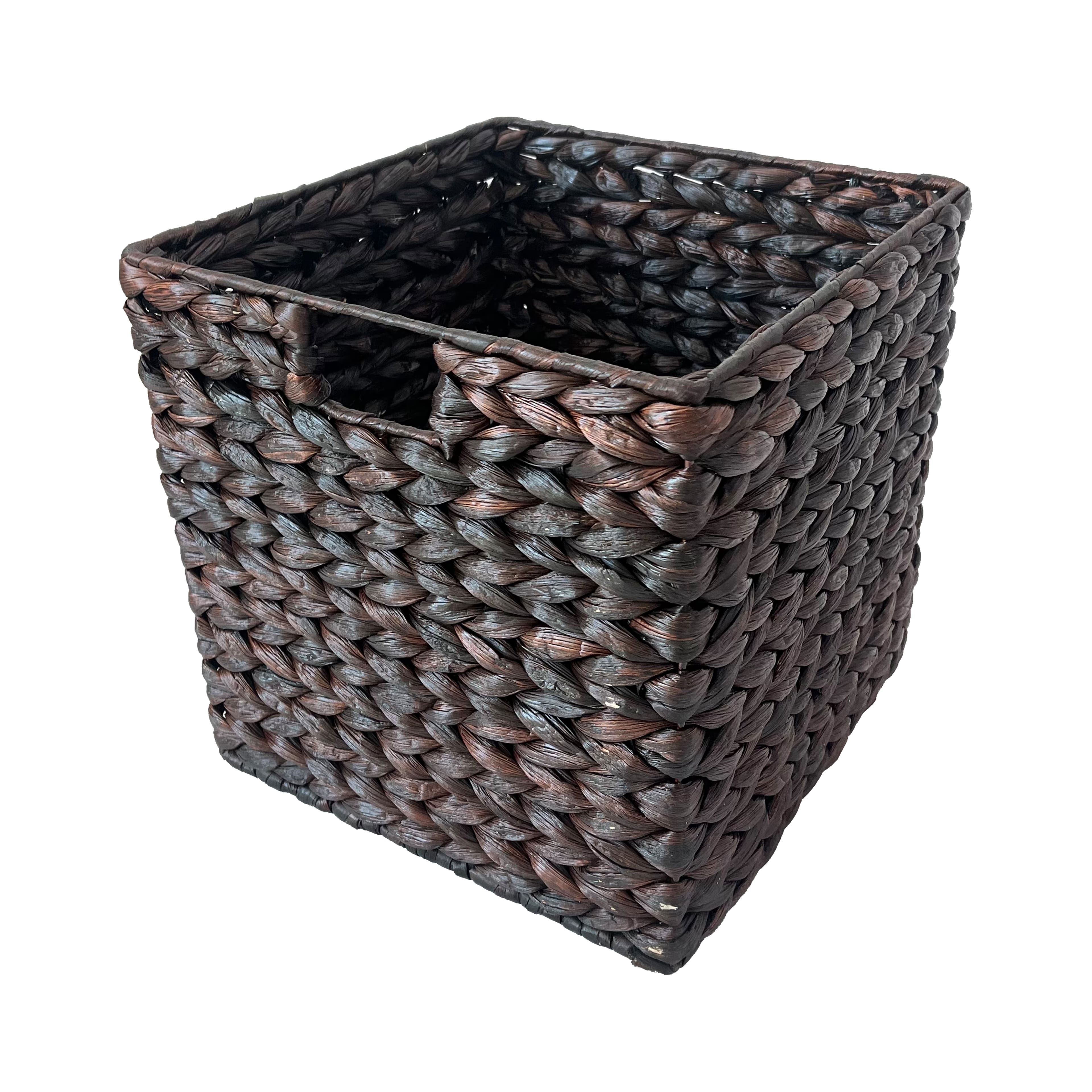 Small Espresso Cube Woven Basket by Ashland&#xAE;