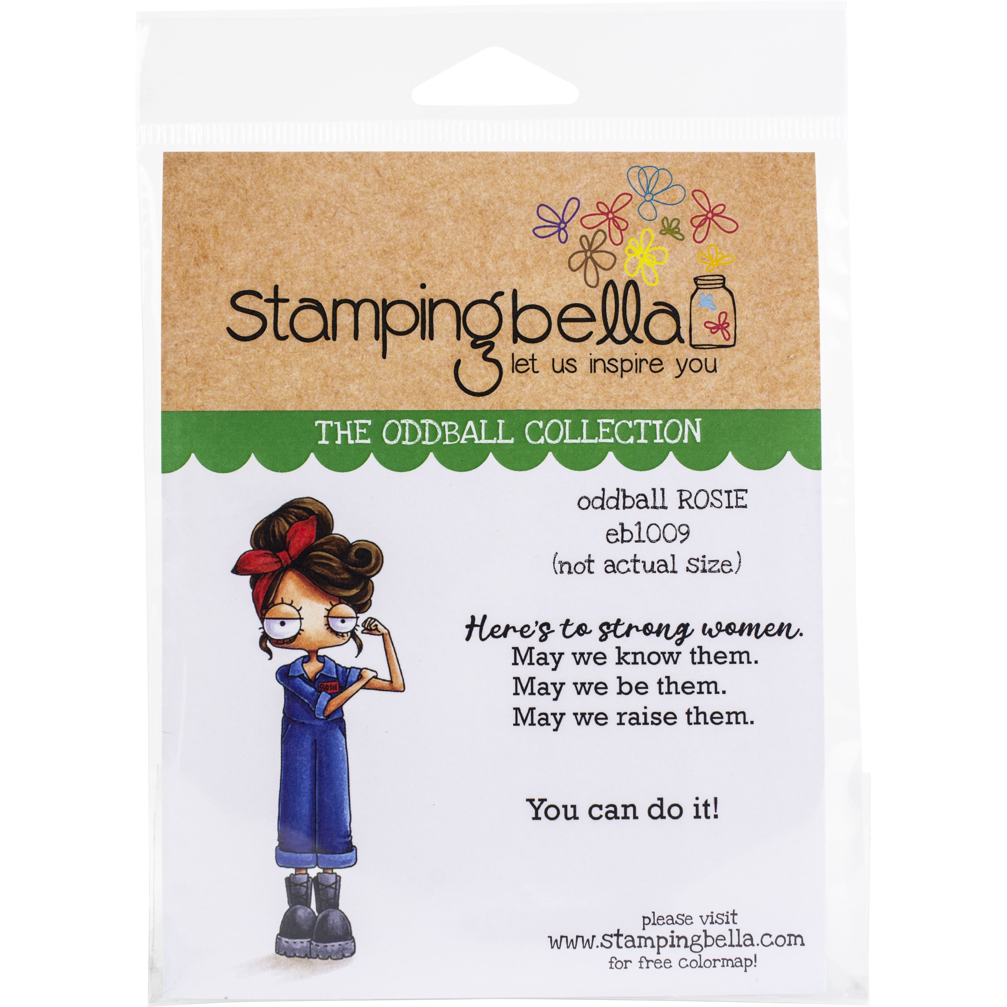 Stamping Bella Oddball Rosie Cling Stamps