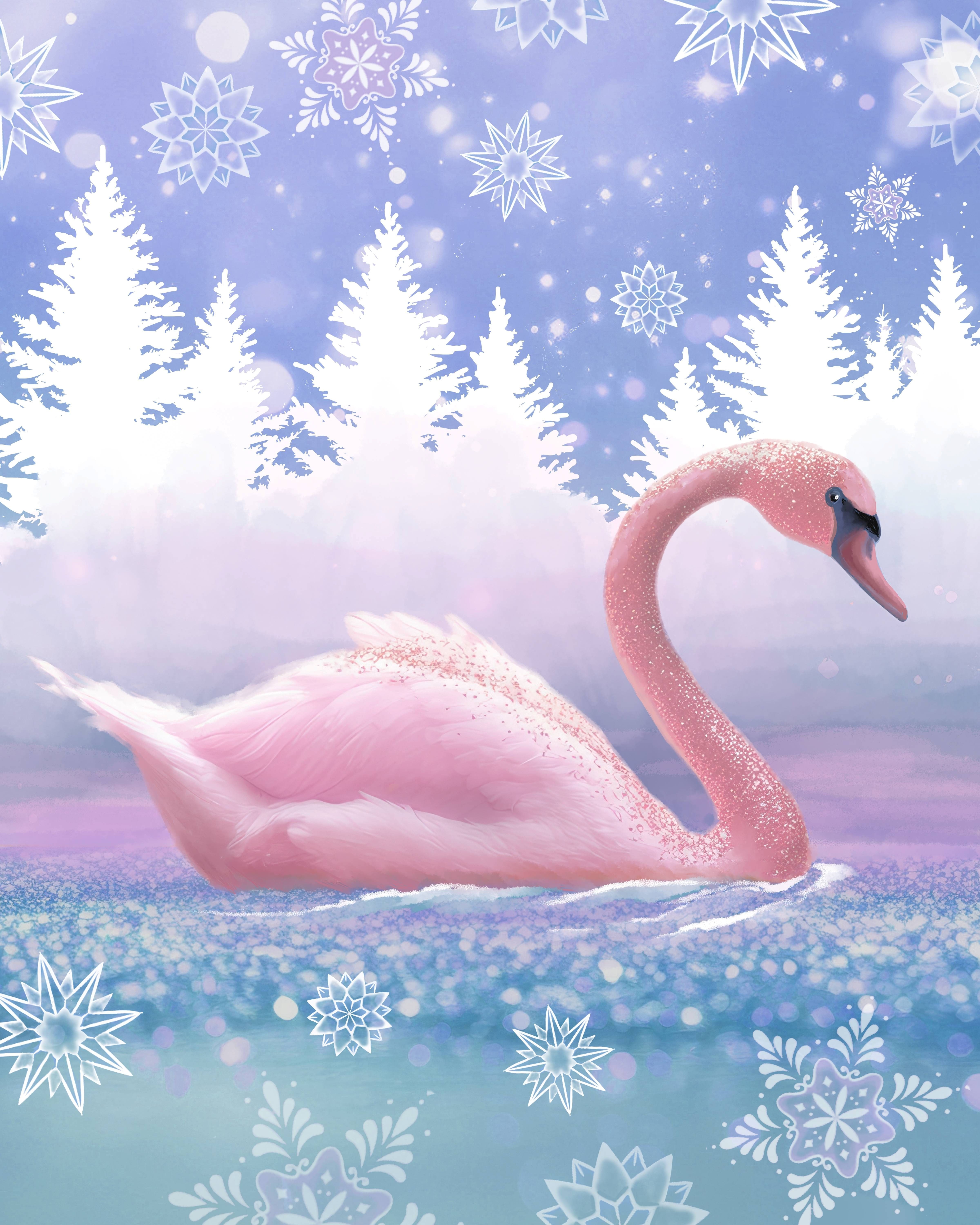 16" x 20" Swan Paint-by-Number Kit by Artist's Loft™