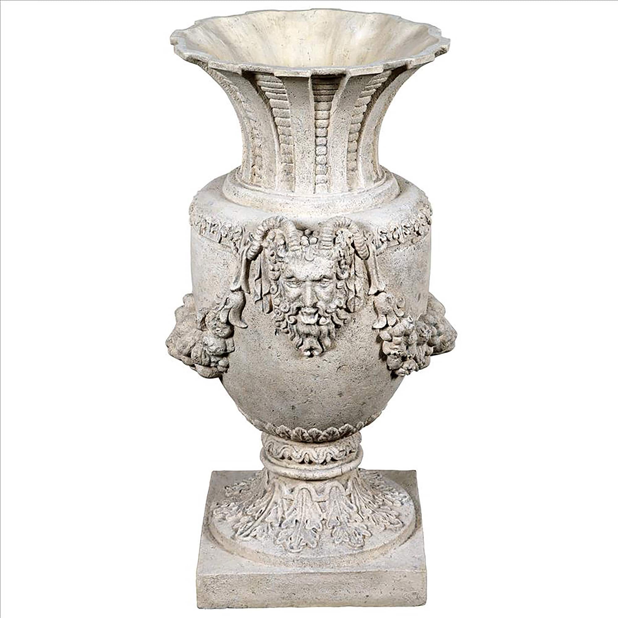 Design Toscano 34.5&#x22; The Greek Pan of Olympus Architectural Garden Urn