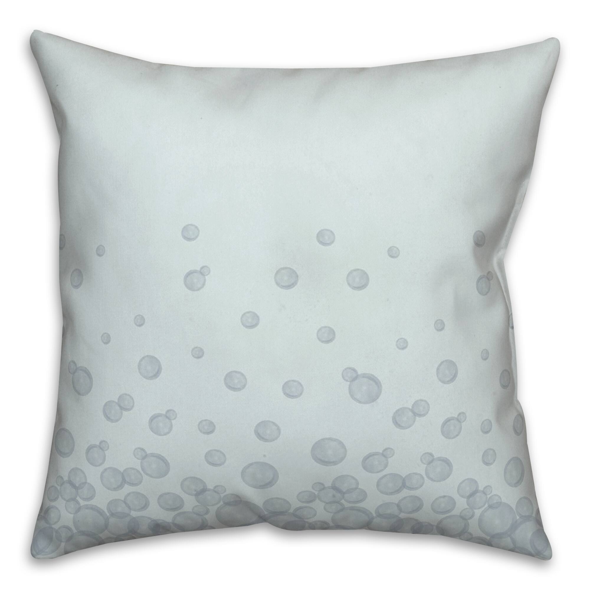 Bubbles Throw Pillow