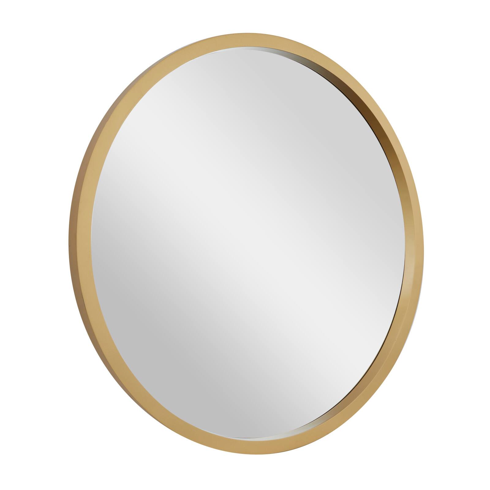 Gold Contemporary Wall Mirror, 42&#x22; x 2&#x22; x 42&#x22;