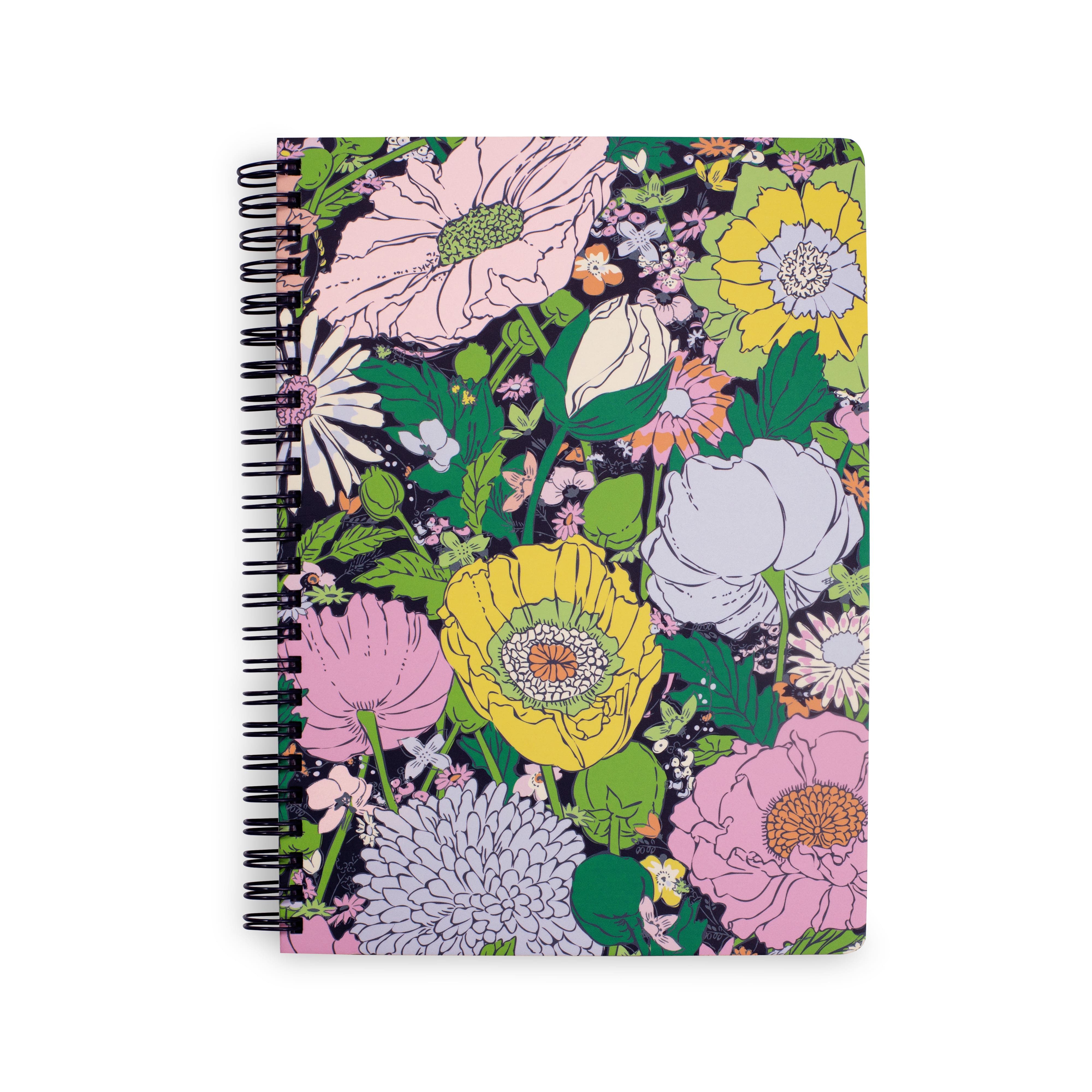 Vera Bradley® Mini Bloom Boom Spiral Bound Notebook with Pocket
