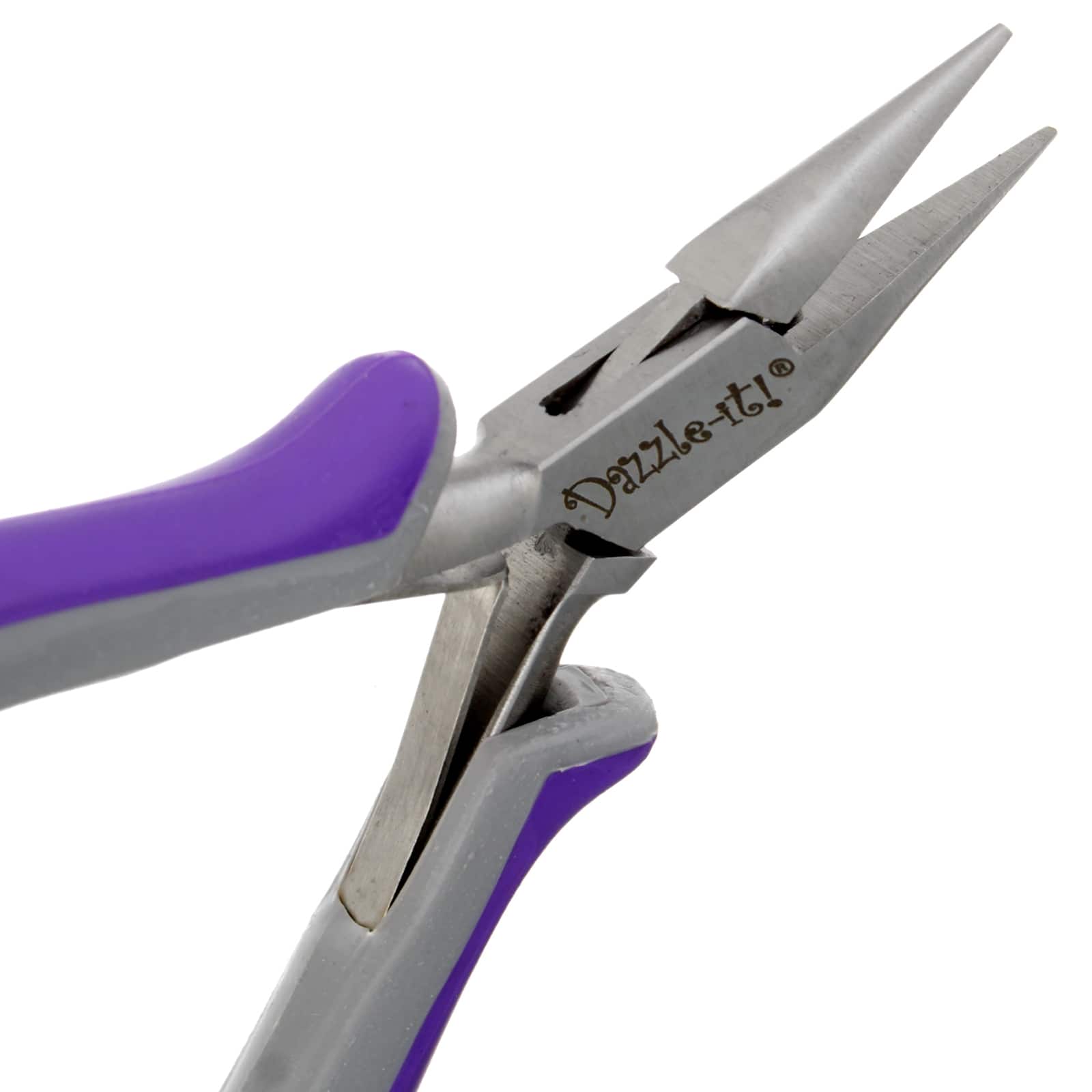 John Bead 5&#x22; Ergo Minis Multi Purpose Stainless Steel Chain Nose Jewelry Pliers