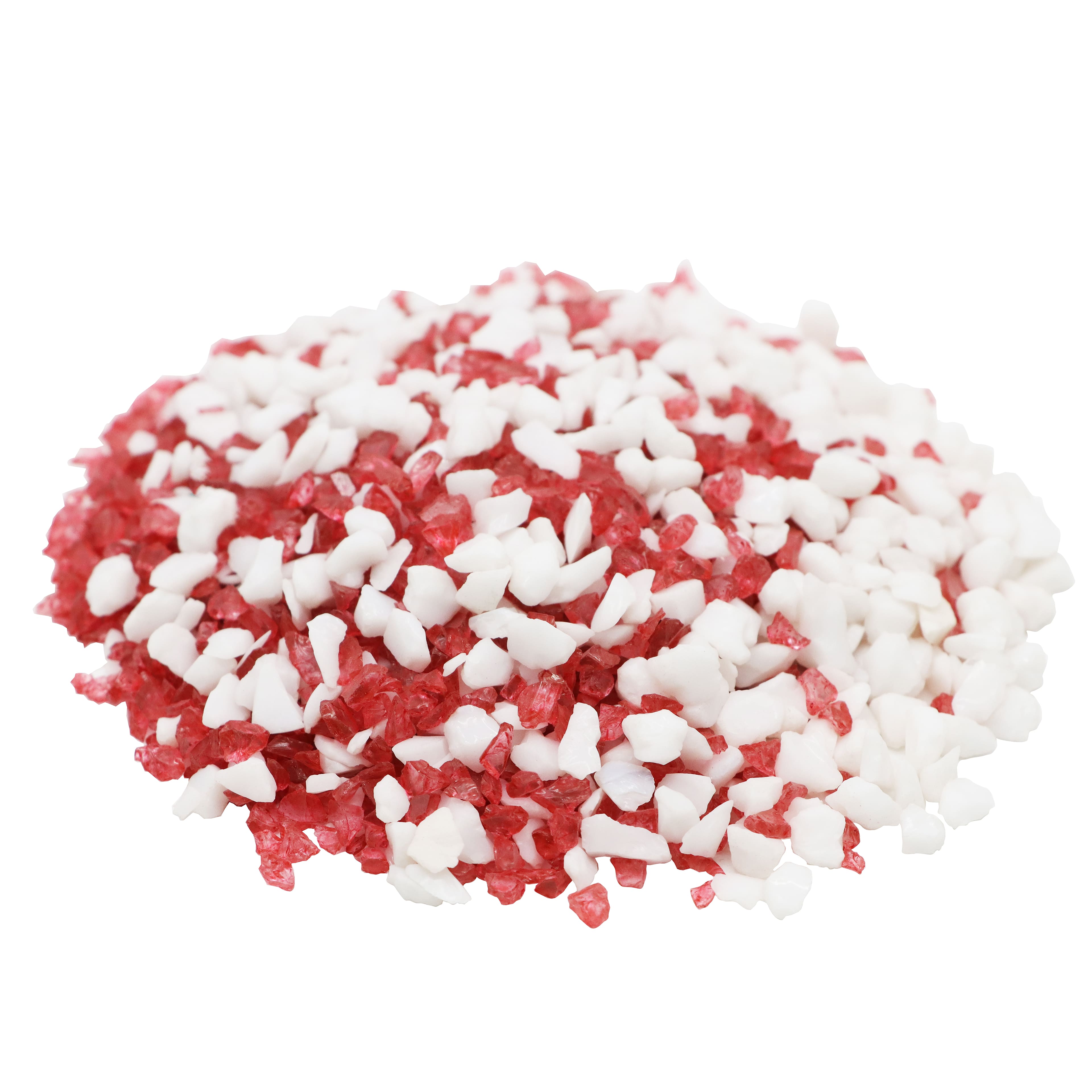 20oz. Red &#x26; White Crushed Glass Decorative Filler by Ashland&#xAE;