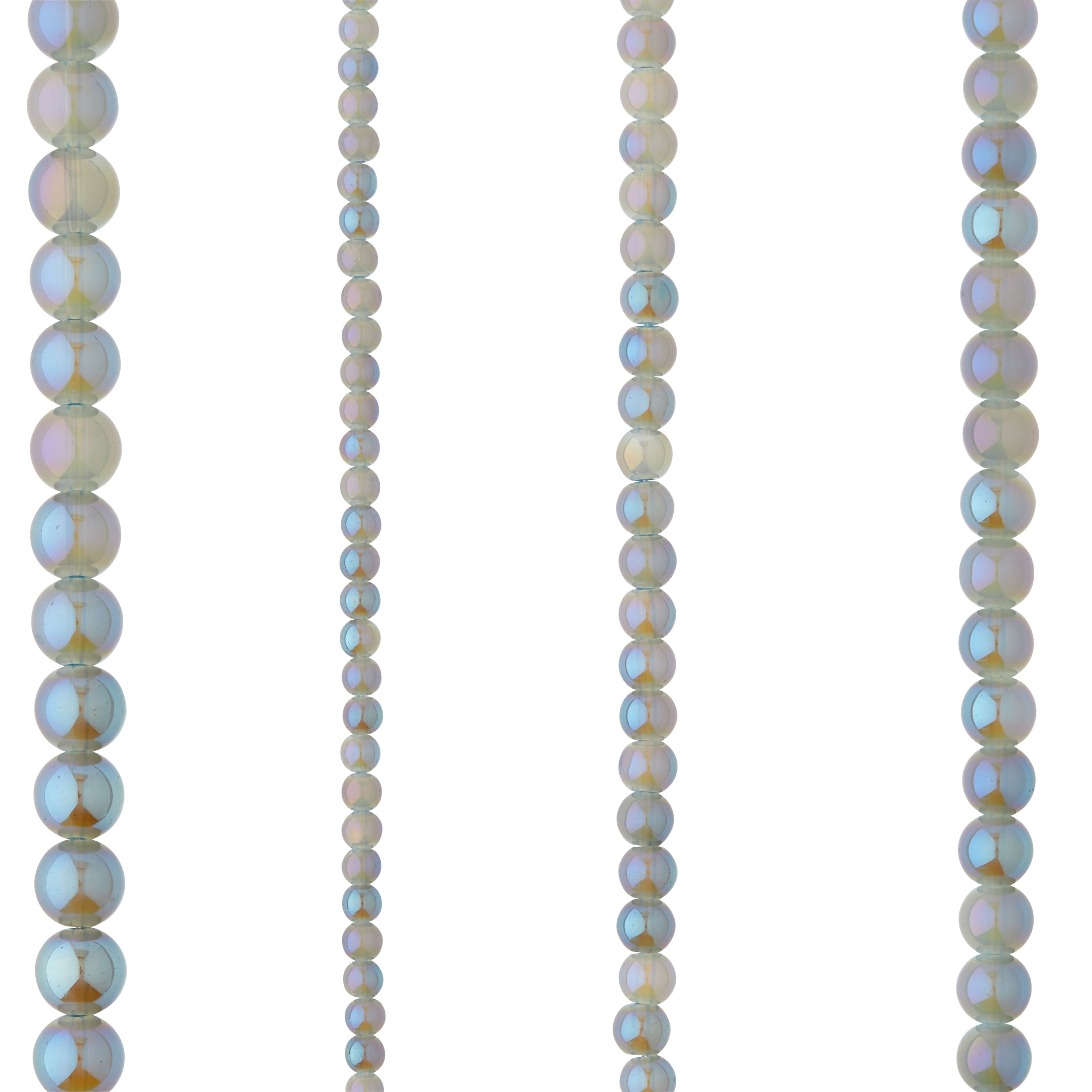 Clear Aurora Borealis Glass Butterfly Beads by Bead Landing™, 15mm