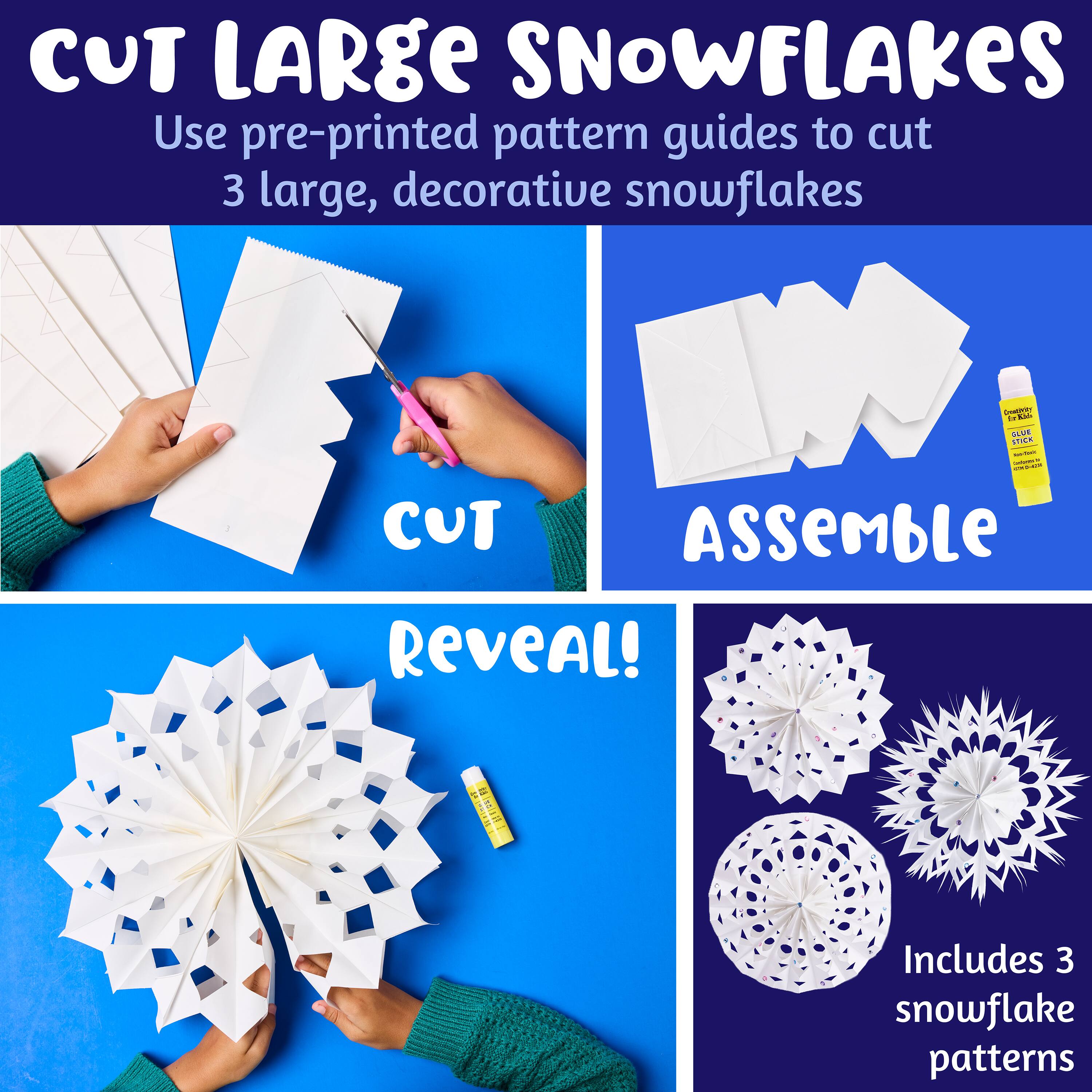 Creativity for Kids® Make Your Own Snowflake Ornaments