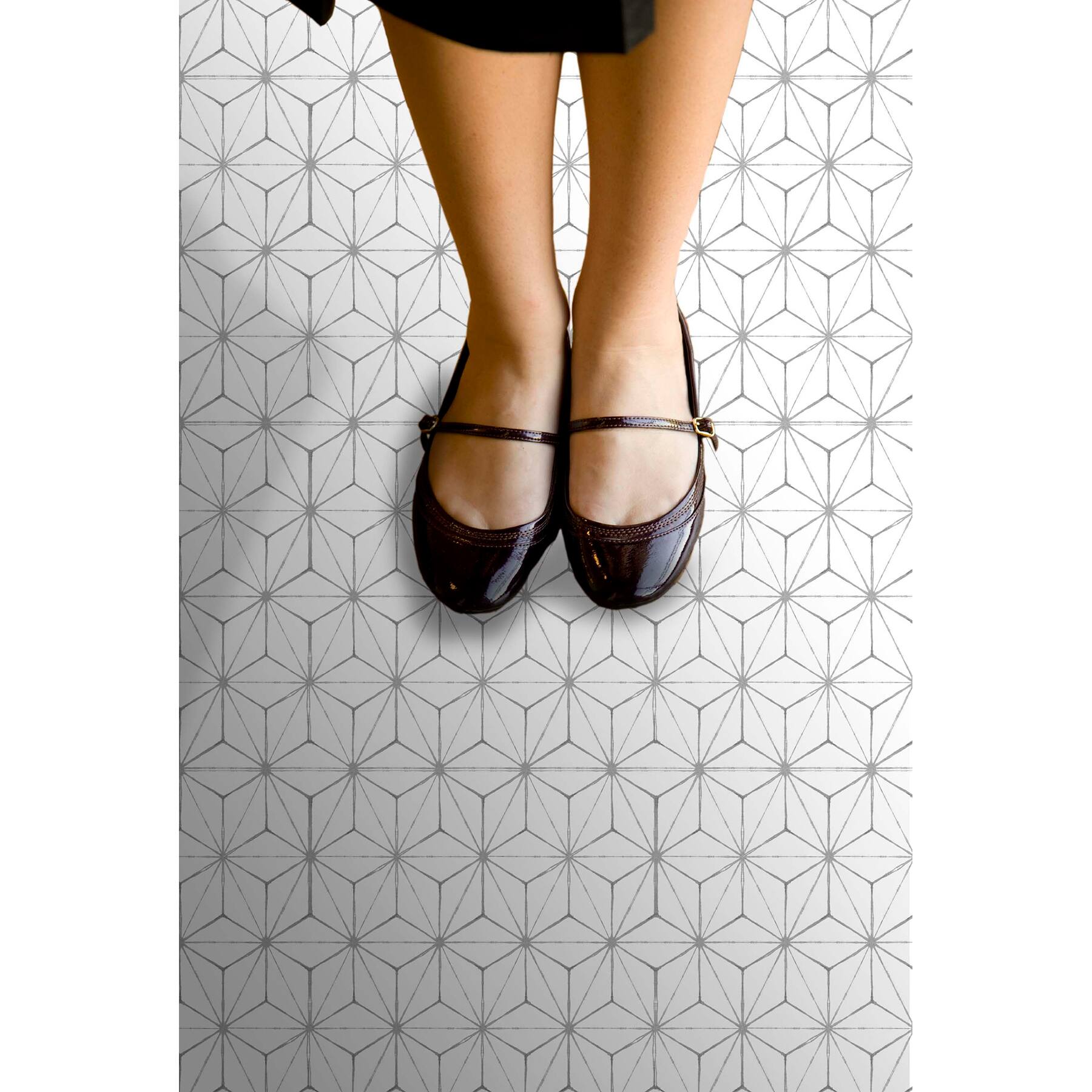 FloorPops Kikko Peel &#x26; Stick Floor Tiles