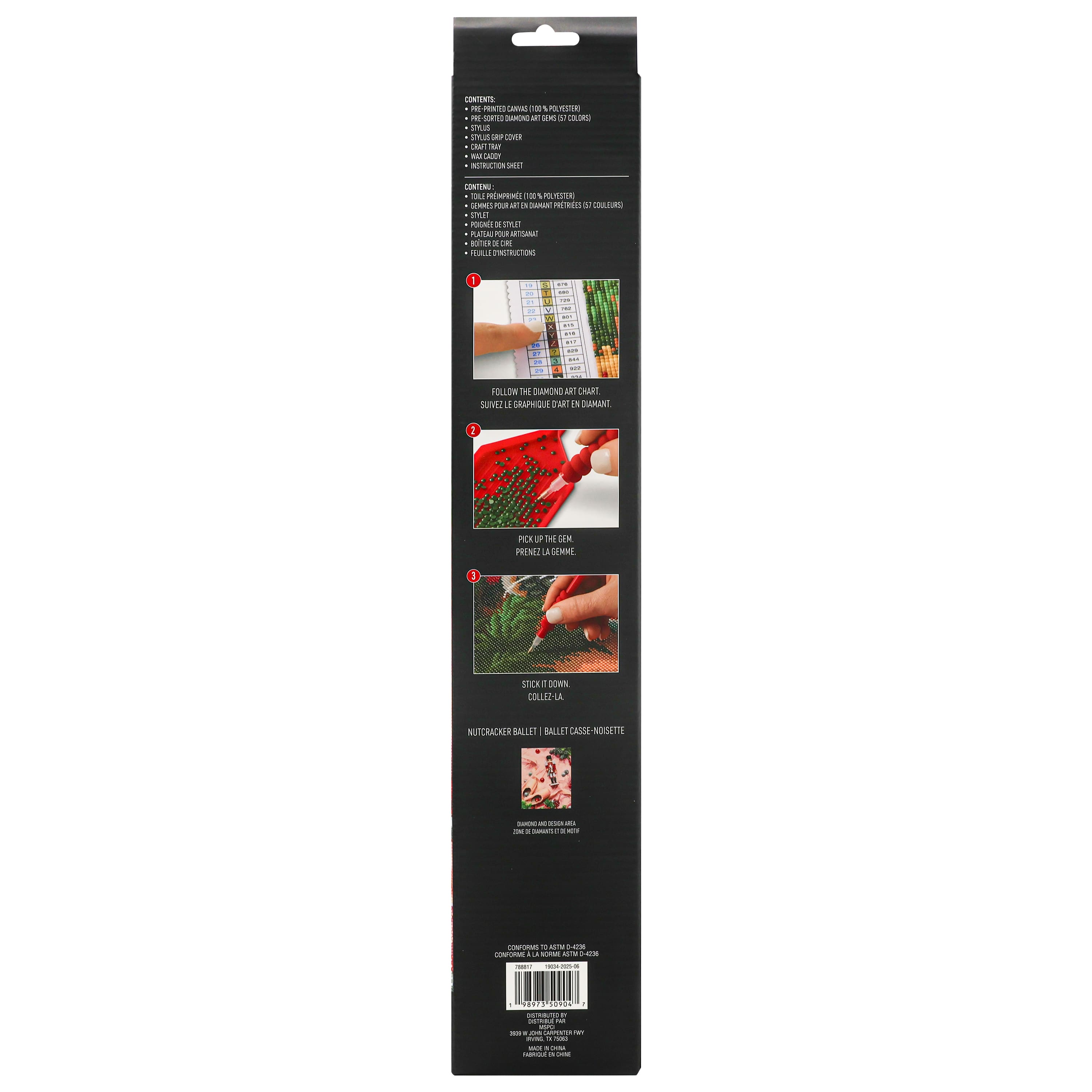 16&#x22; x 20&#x22; Nutcracker Ballet Diamond Art Kit by Make Market&#xAE;