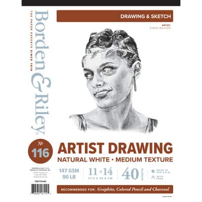 Borden & Riley® No. 116 Artist Drawing & Sketch Paper Pad | Michaels