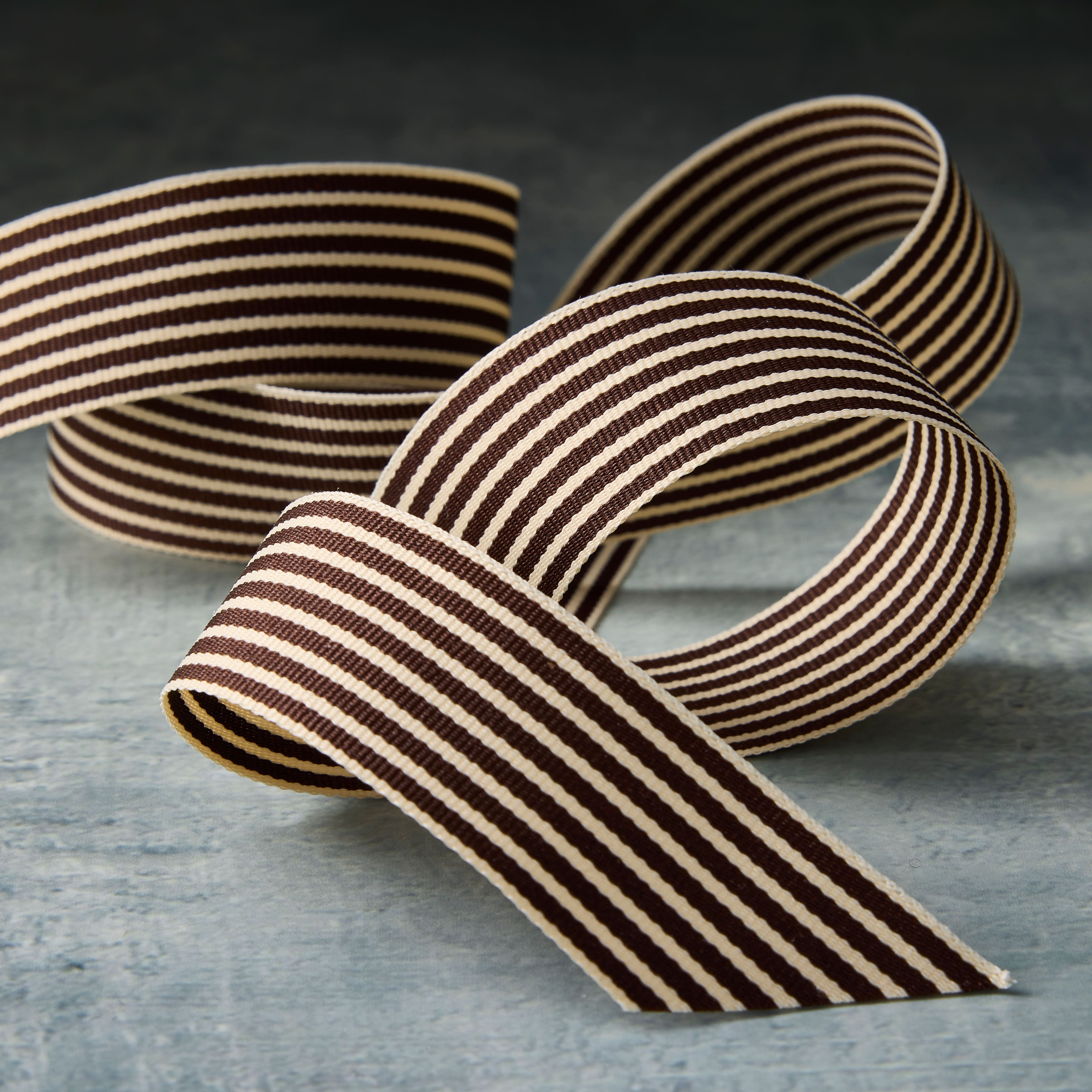 1&#x22; x 5yd. Striped Ribbon by Celebrate It&#xAE; Classic