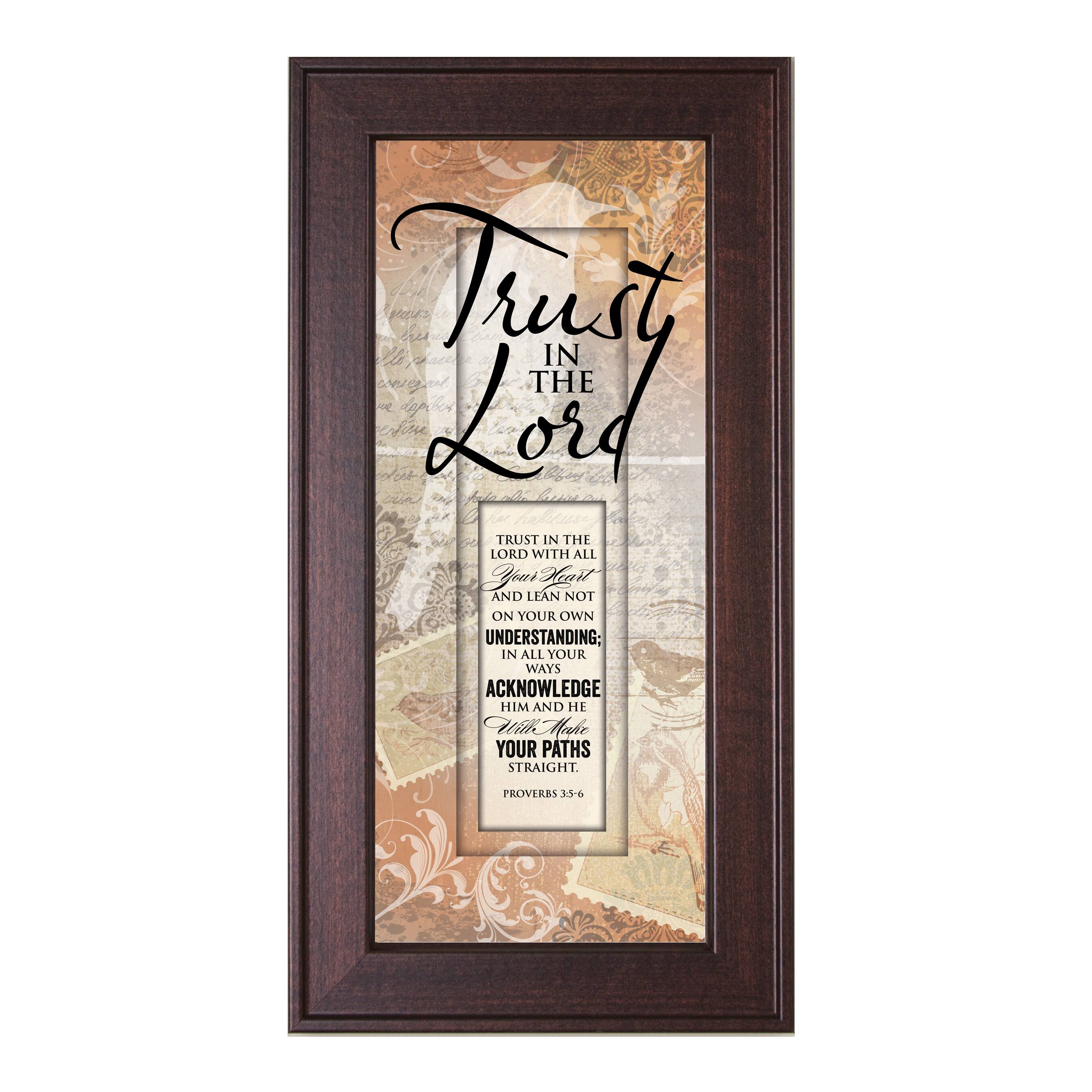 Trust In The Lord Framed Wall Art