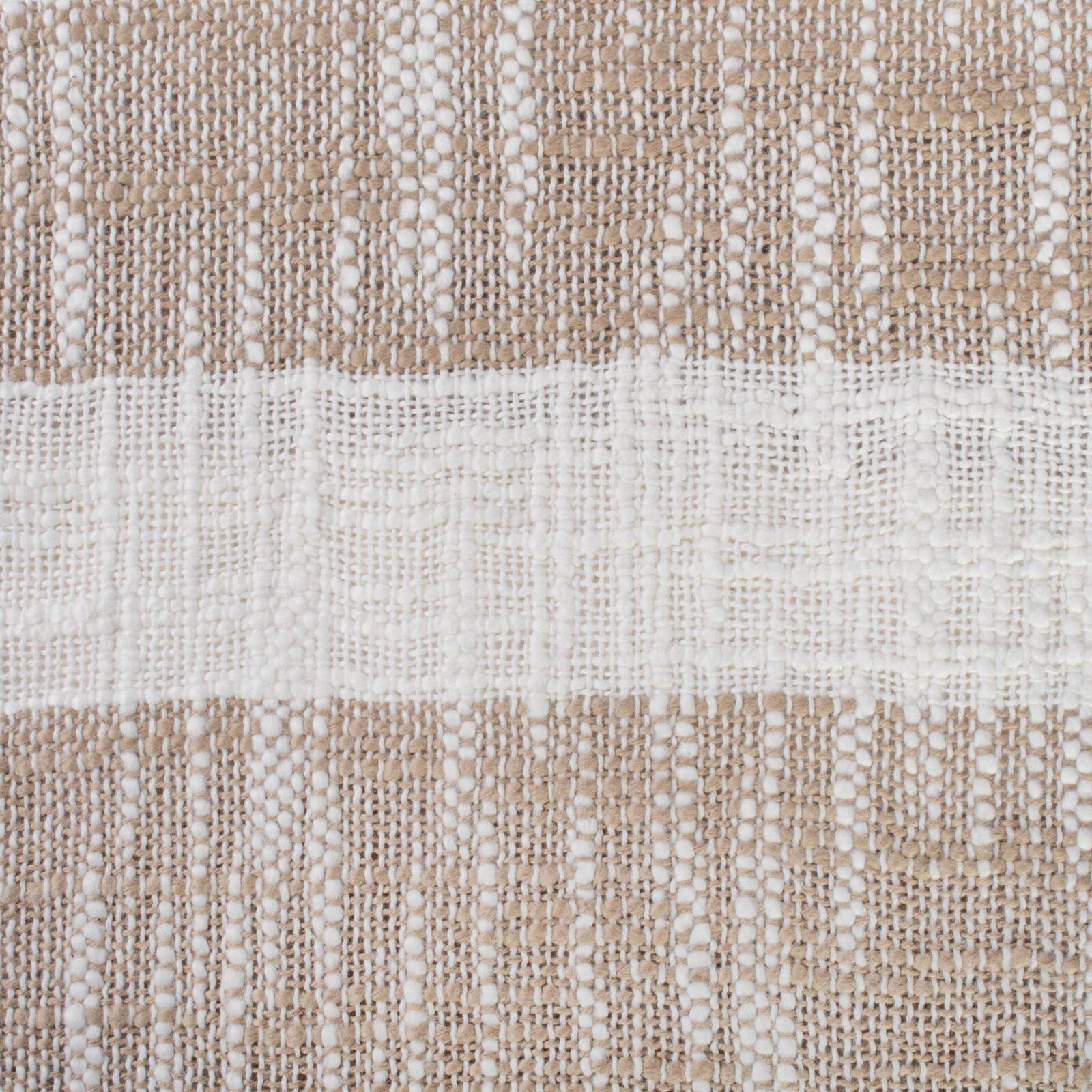 DII&#xAE; Taupe Slub Stripe Throw