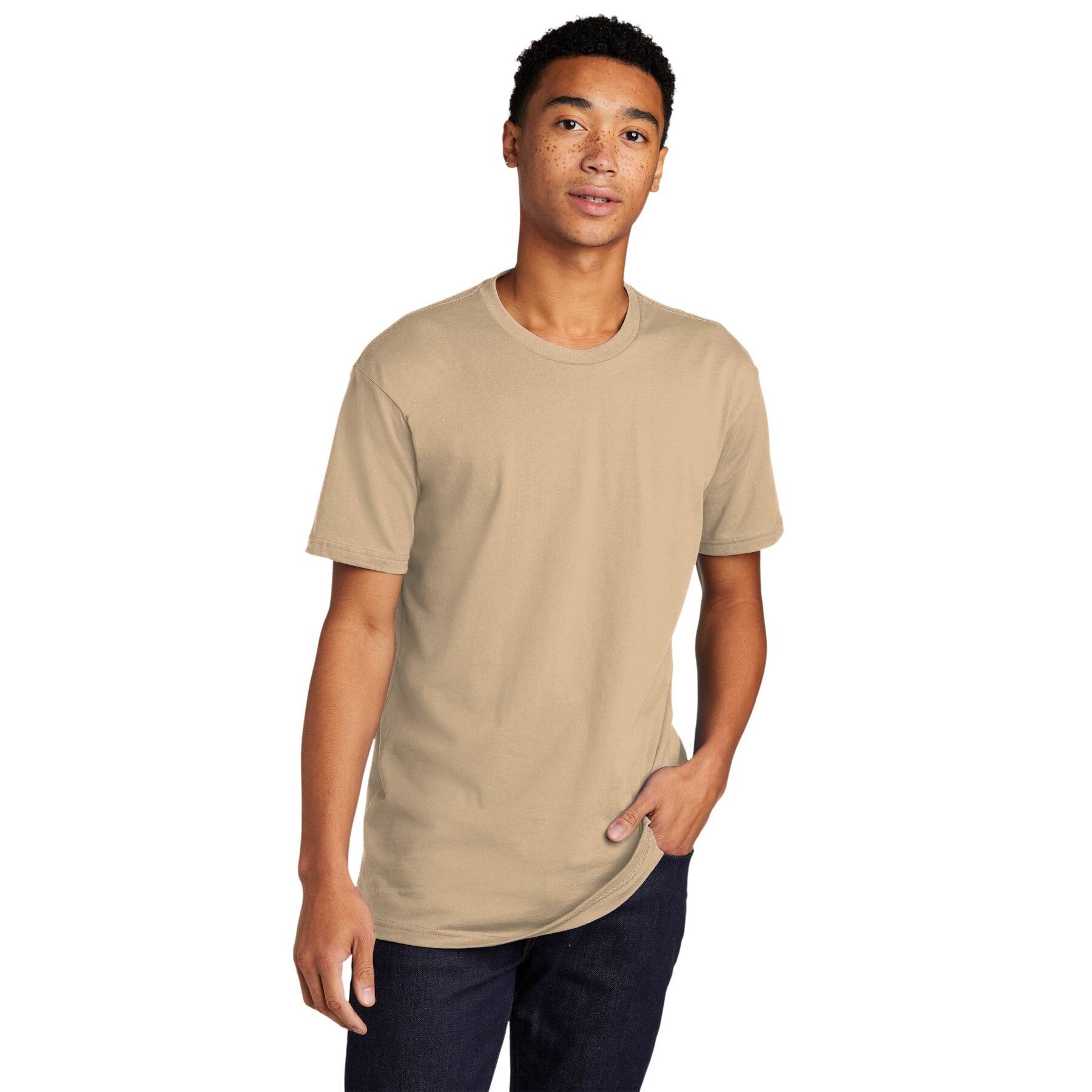Next Level Neutrals Crew Neck Unisex Cotton T-Shirt