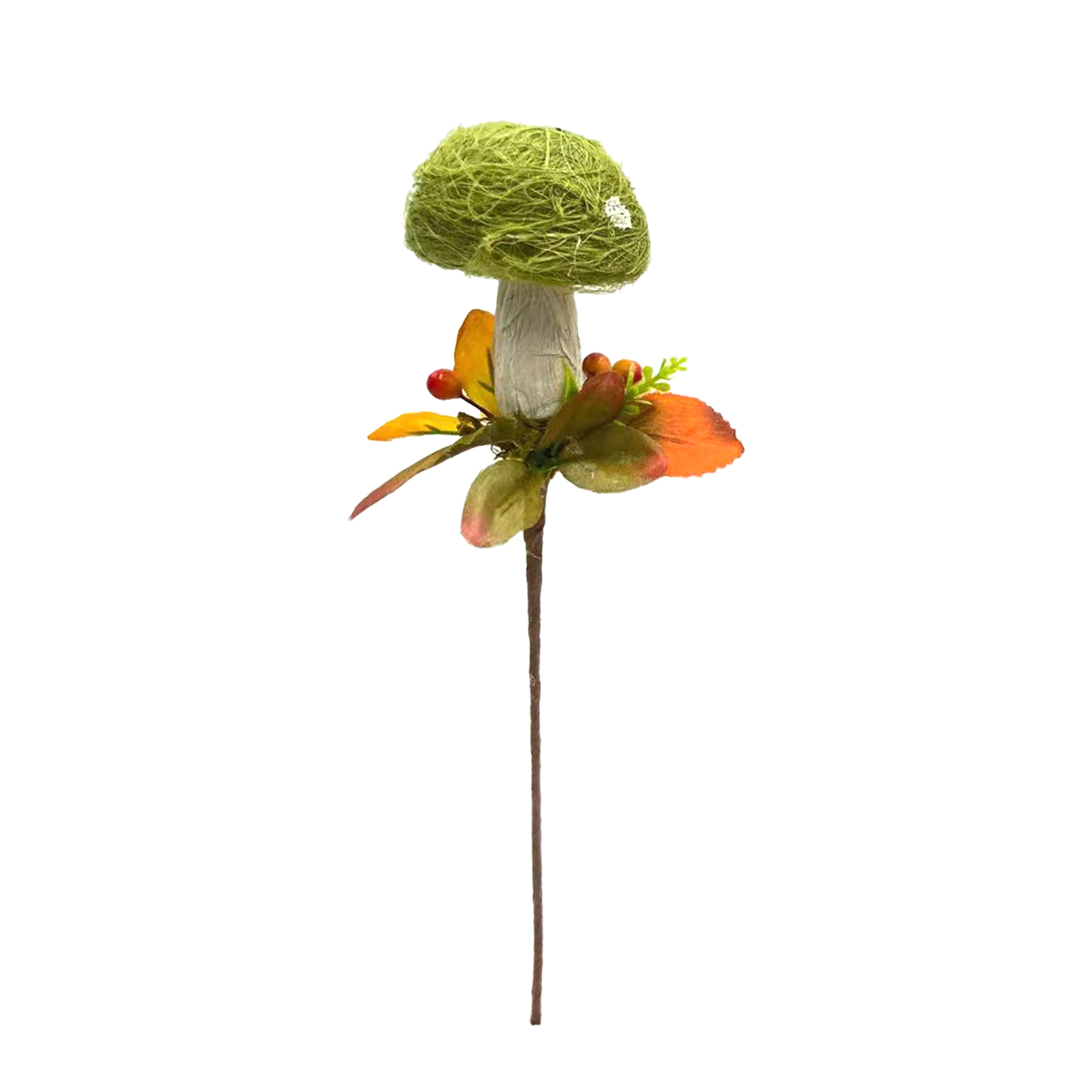 12&#x22; Green Mushroom Pick by Ashland&#xAE;