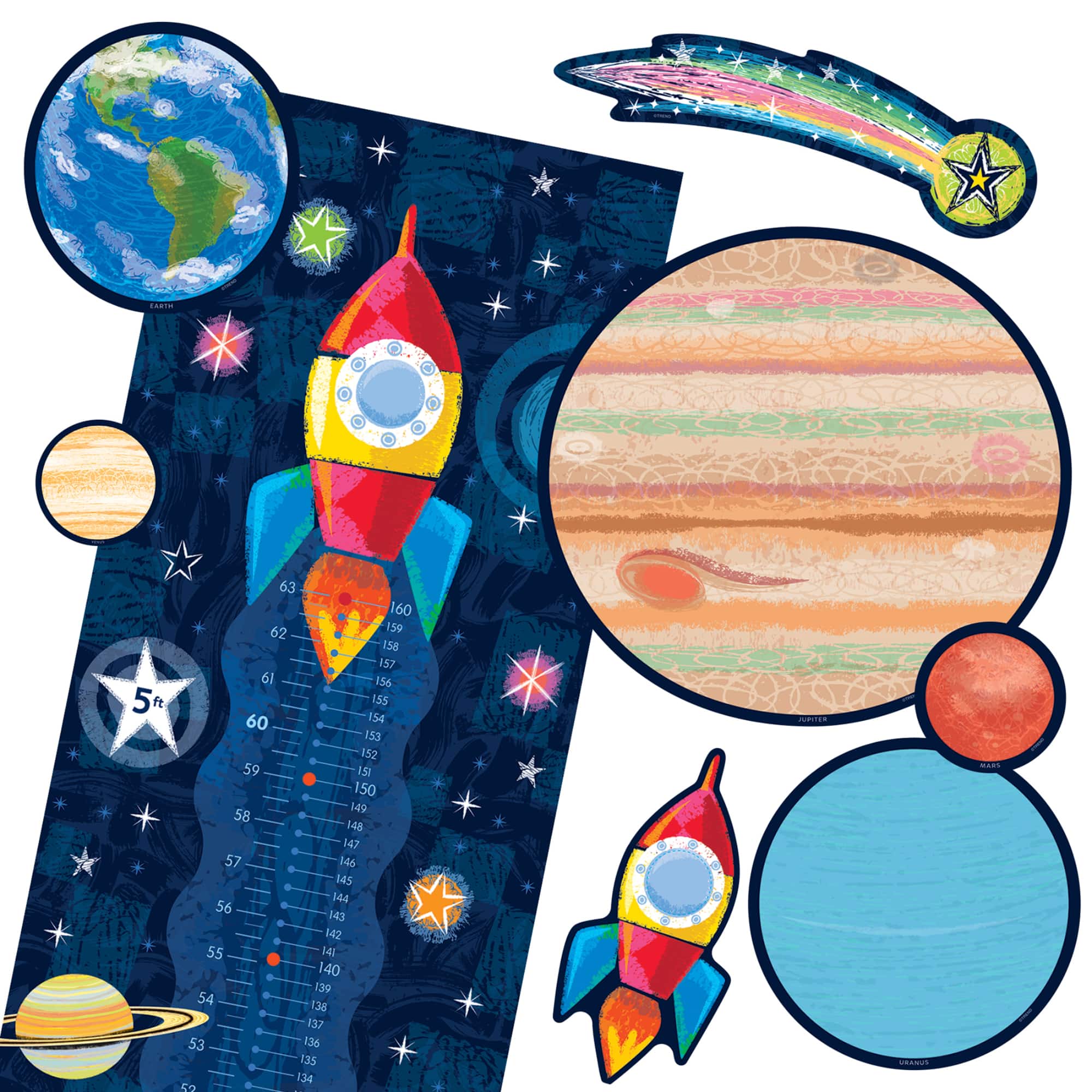 Trend Enterprises® Up We Grow Wipe Off Learning Set