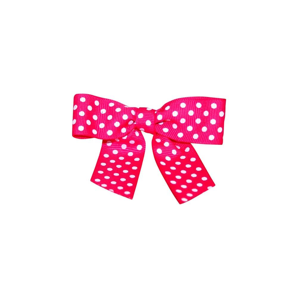 JAM Paper 3.25&#x22; Grosgrain Polka Dot Twist Tie Bows, 100ct.