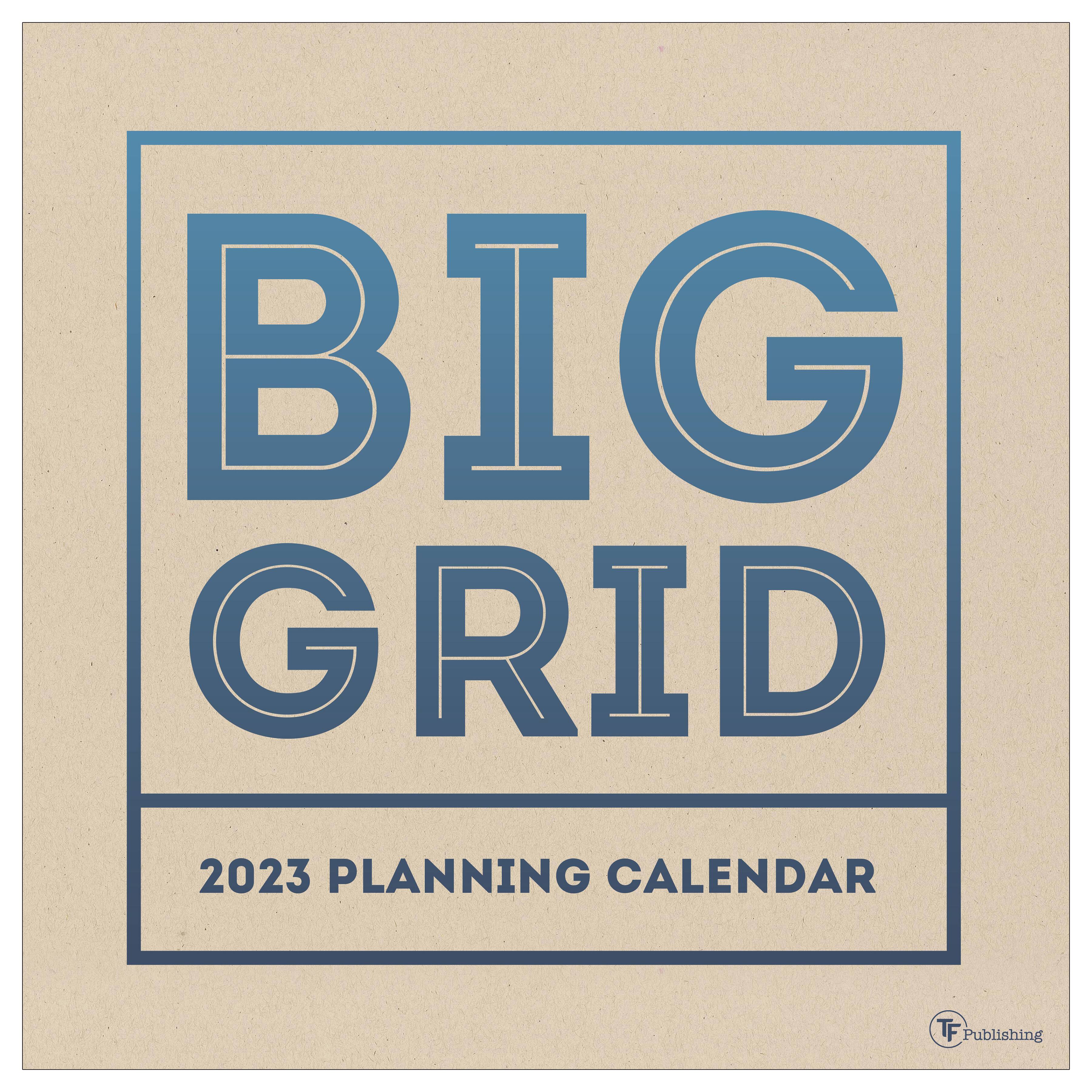 2023 Kraft Big Grid Wall Calendar Michaels