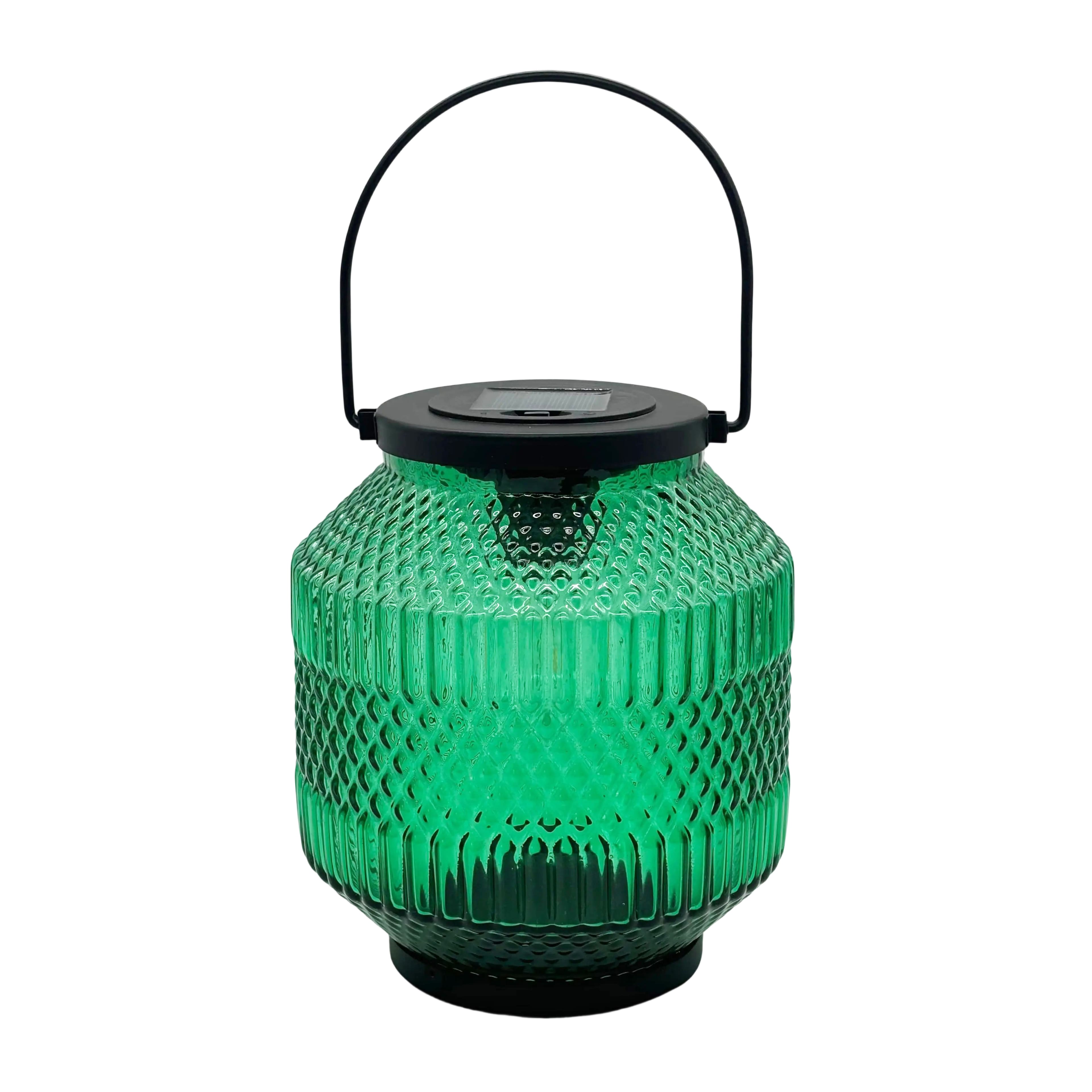 8.5&#x22; Solar Glass Lantern with Handle by Ashland&#xAE;