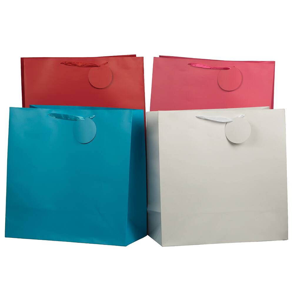 JAM Paper Jumbo Matte Gift Bag Assortments, 12ct. Michaels