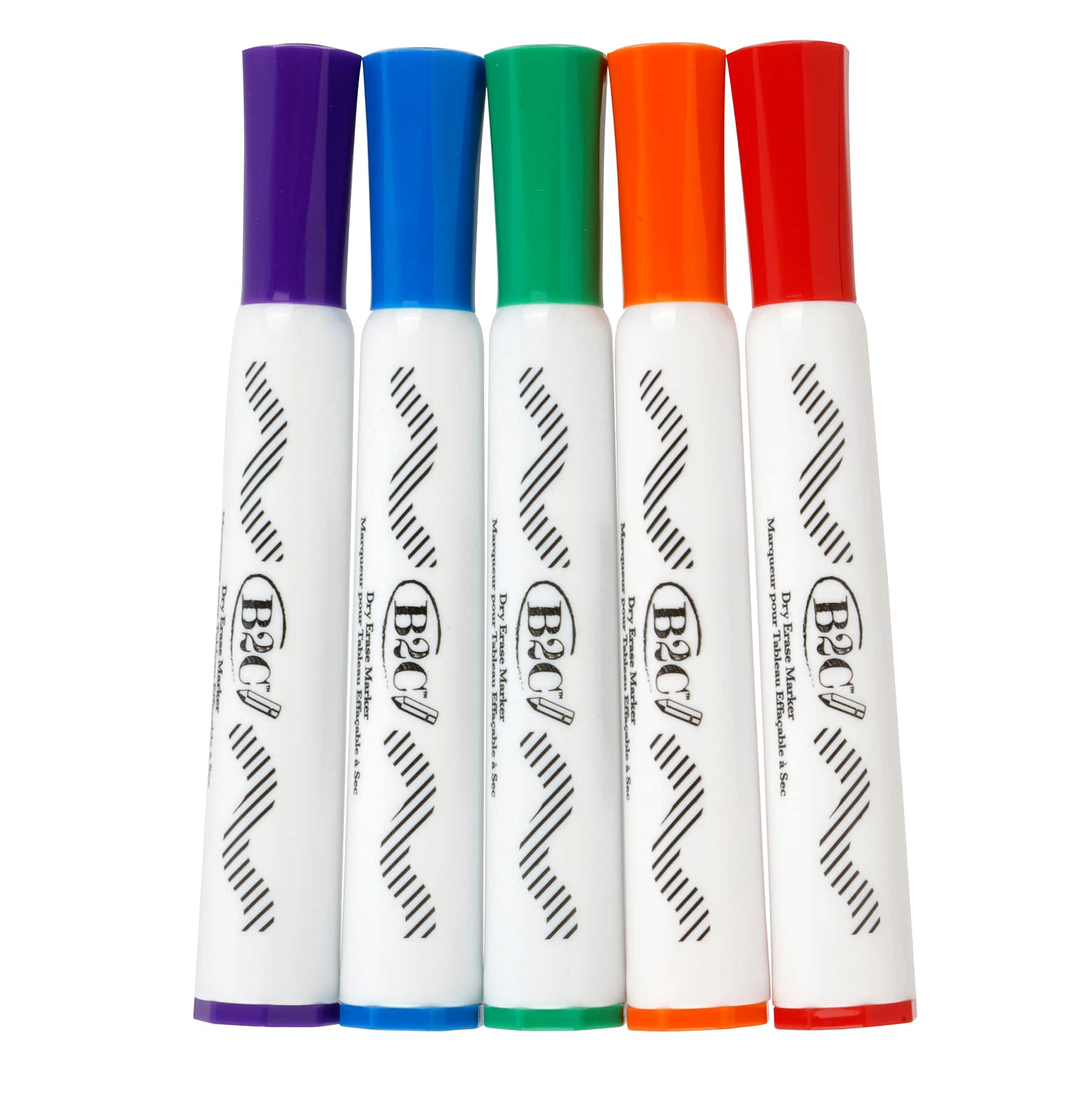 12 Packs: 5 ct. (60 total) Primary Dry Erase Marker Set by B2C&#x2122;