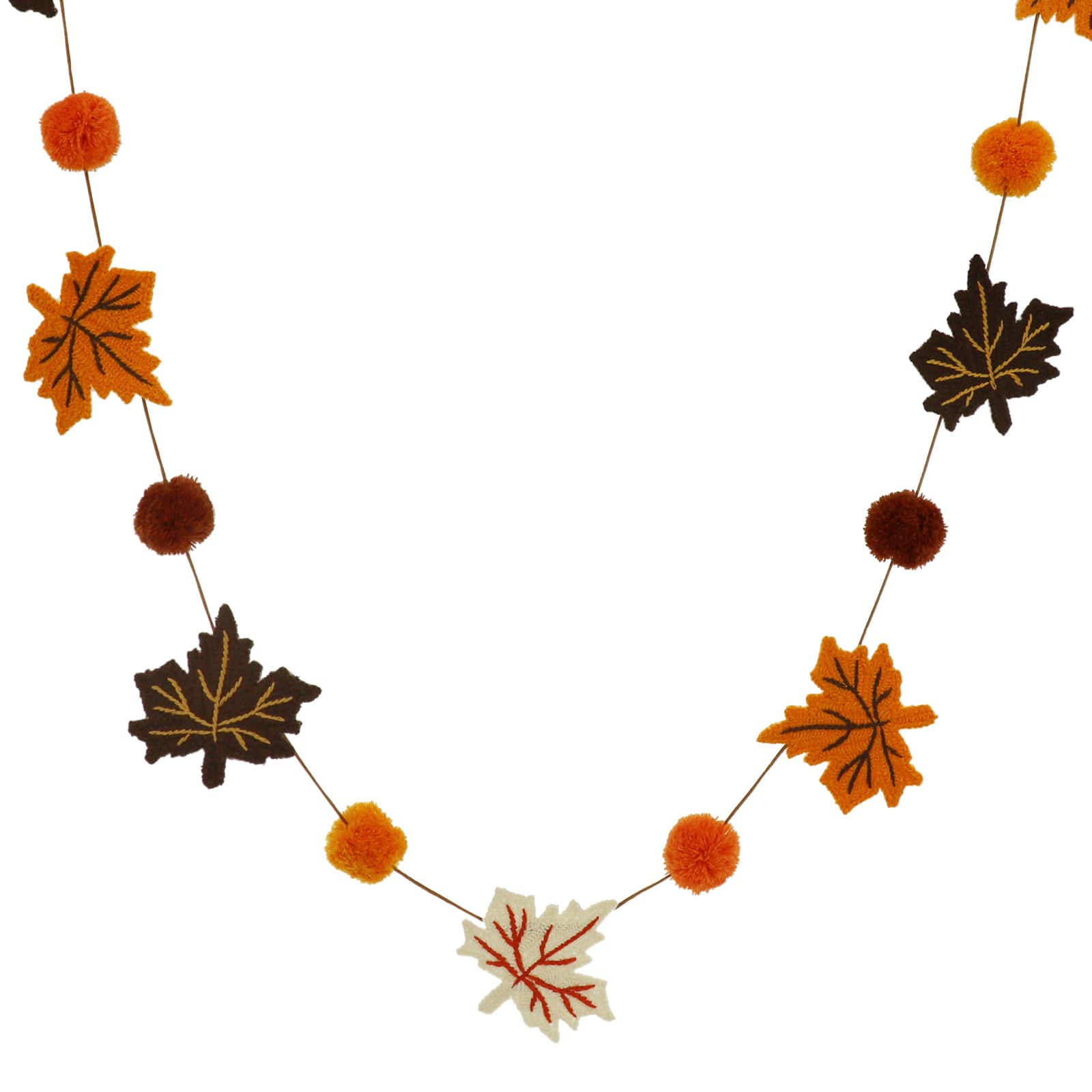 6ft. Leaf &#x26; Pom Garland by Ashland&#xAE;