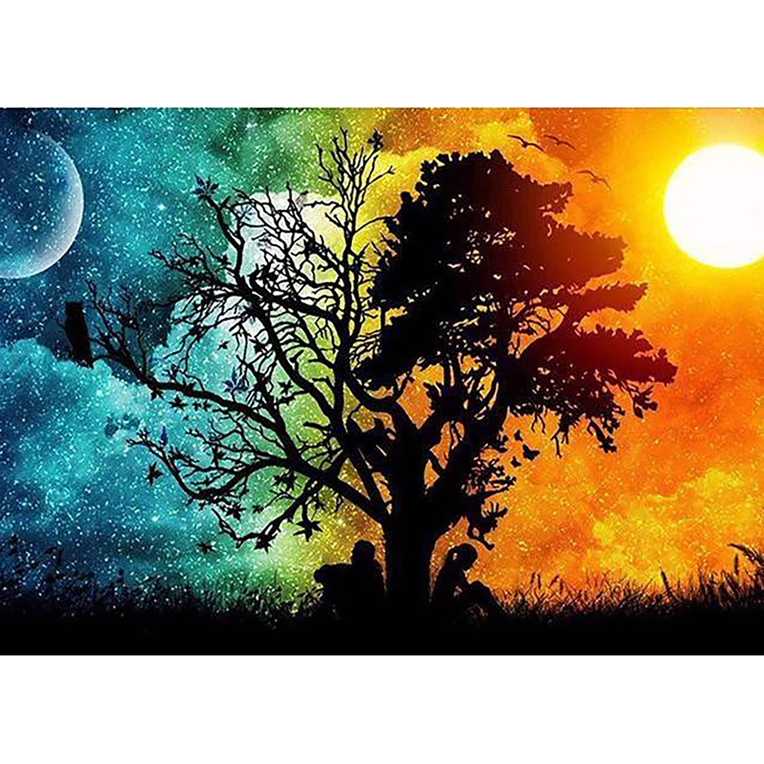 Tree Of Life The Different Seasons Art - Diamond Painting 