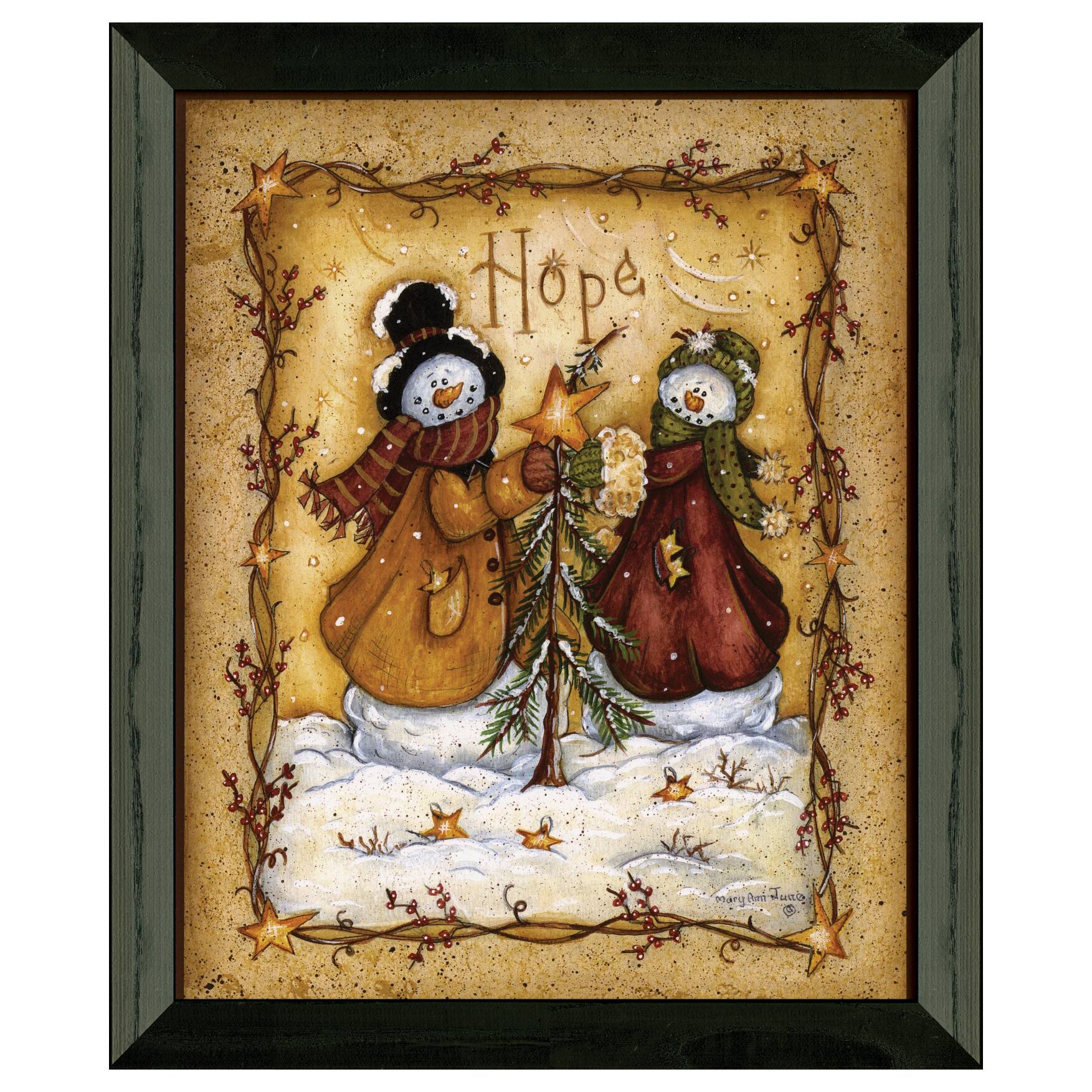 Timeless Frames® Snow Folk Hope Framed Wall Art Michaels