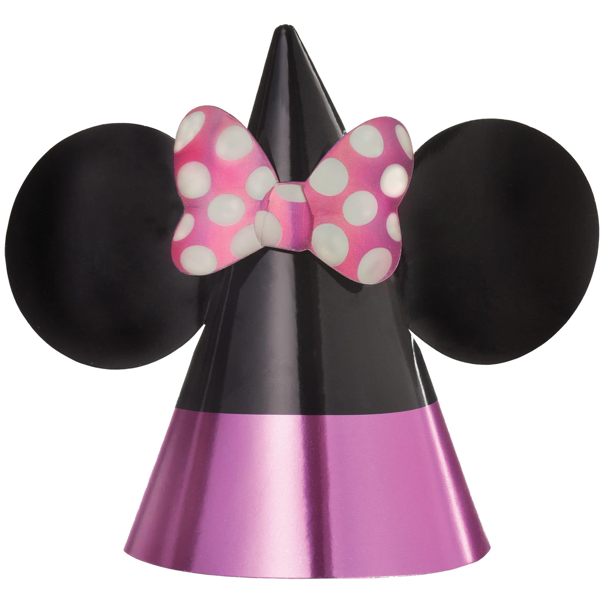 Minnie Mouse Forever Foil Cone Hats, 24ct.