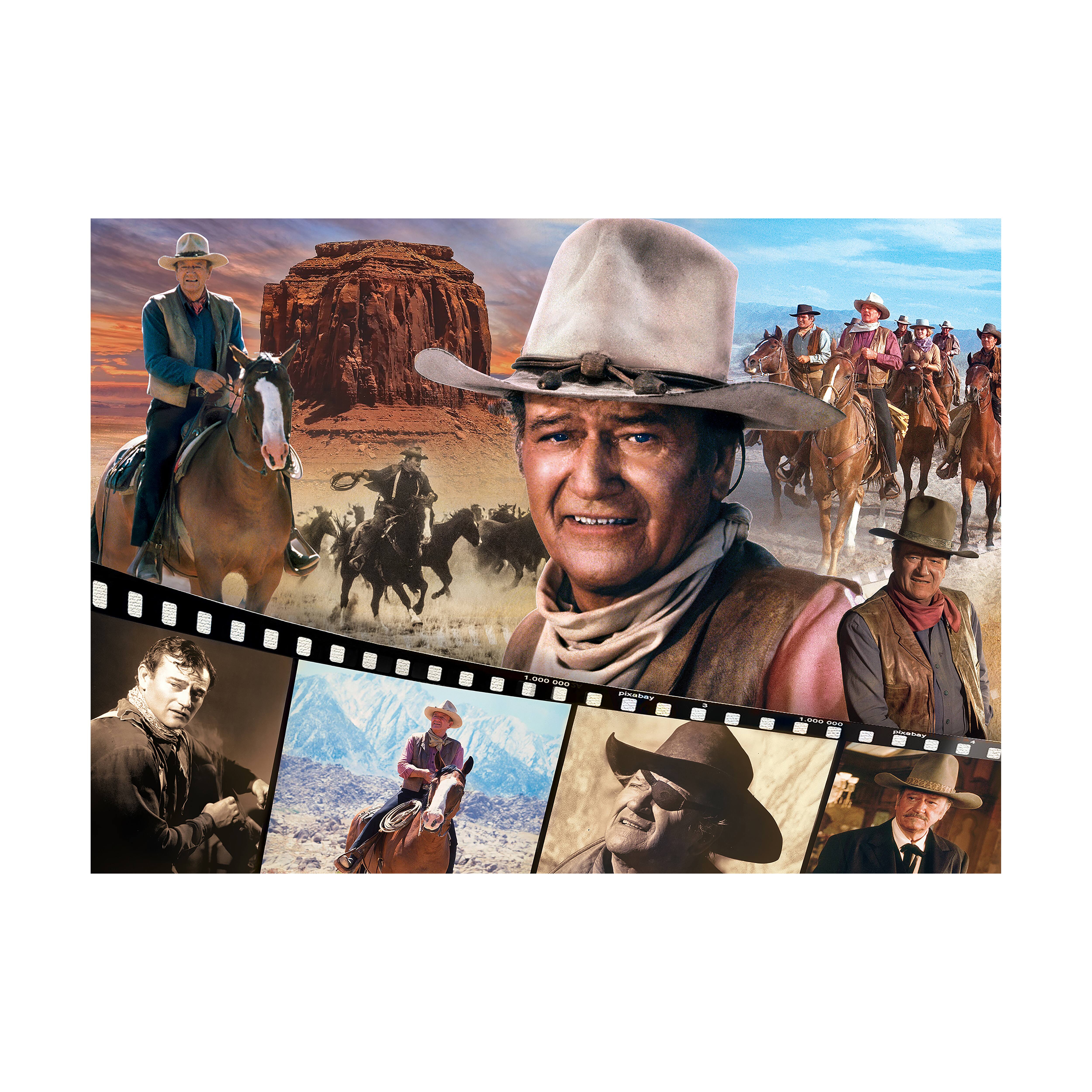 Legend of the Silver Screen John Wayne 1,000 Piece Jigsaw Puzzle