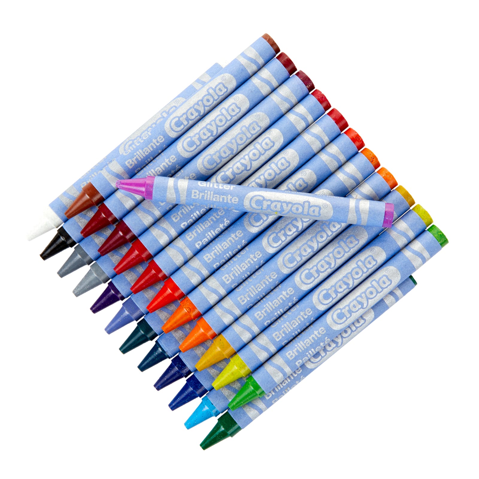 12 Packs: 24 ct. (288 total) Crayola&#xAE; Glitter Crayons