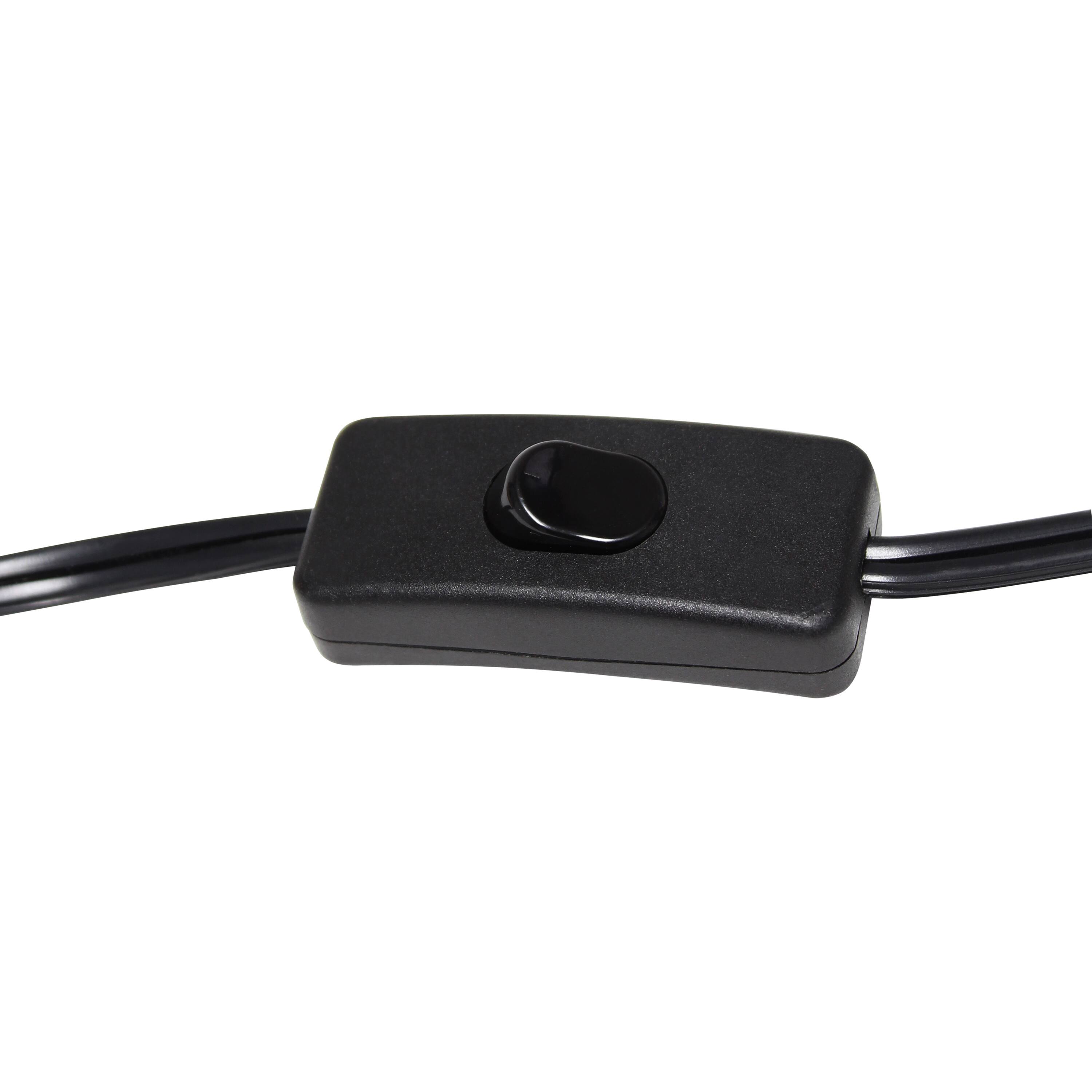 Lalia Home 24" Black Oslo Table Lamp