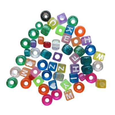 Creatology™ Assorted Alphabet Beads, Glitter image