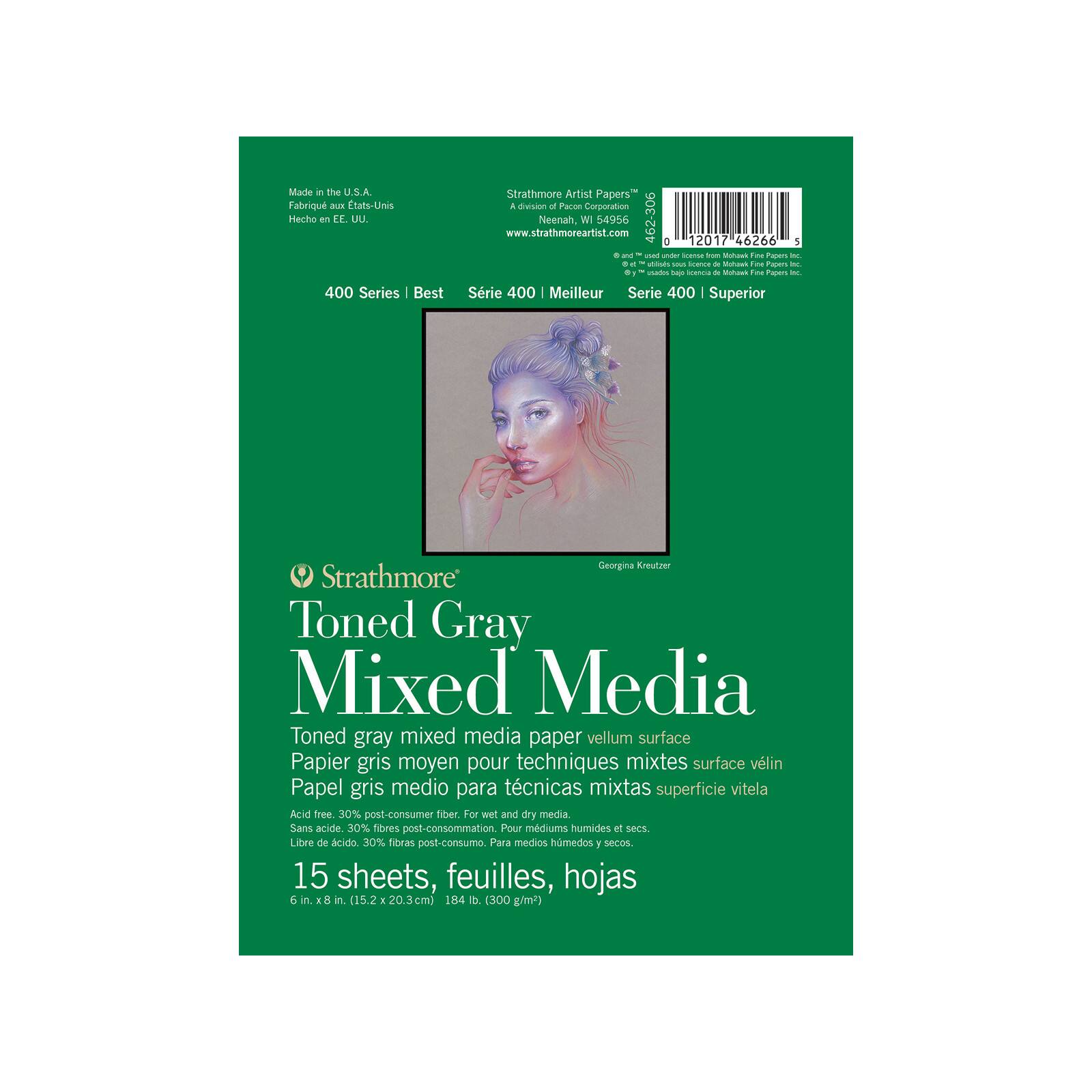 Strathmore® 400 Series Recycled Toned Gray Mixed Media Paper Pad Michaels