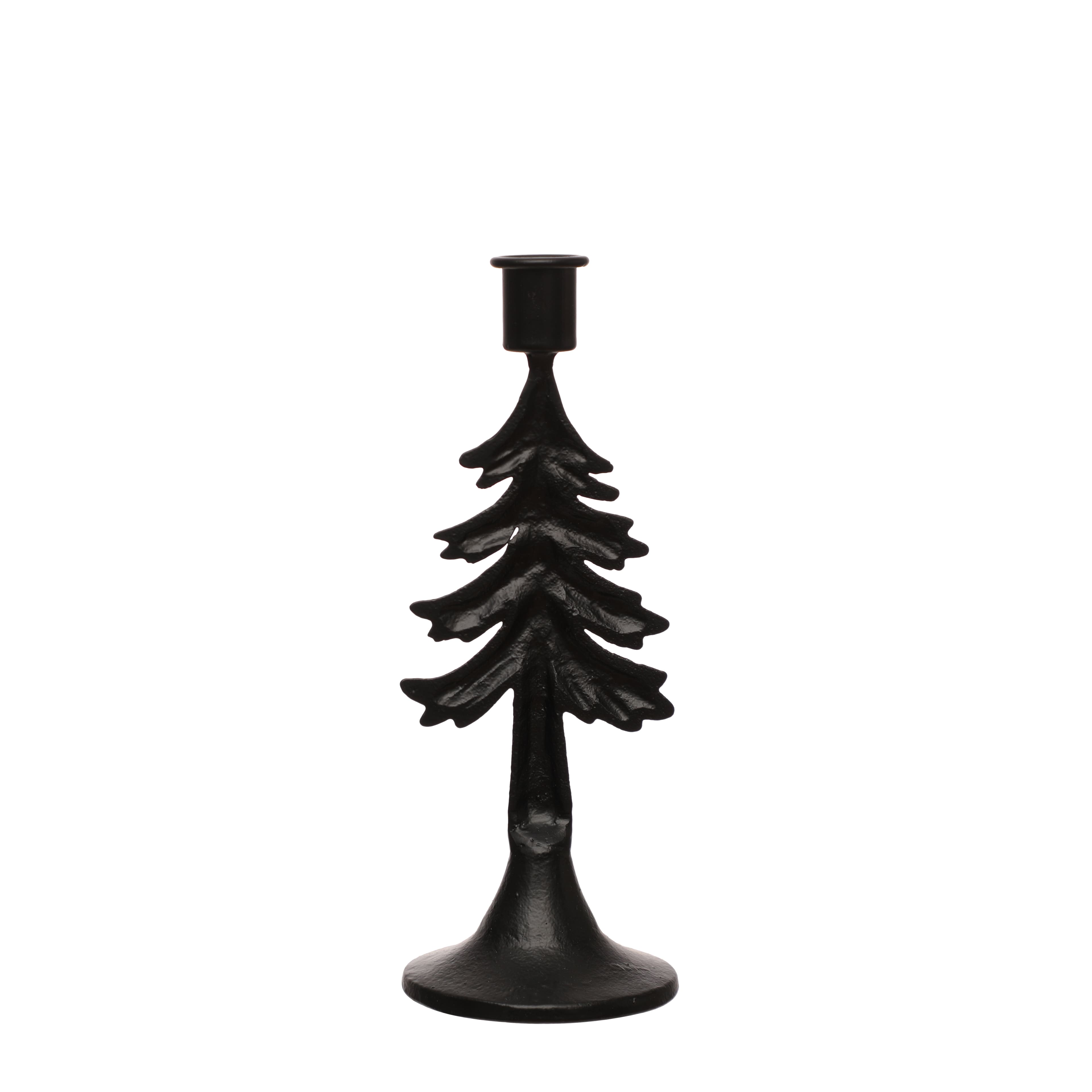 Black Christmas Tree Metal Candle Holder by Ashland&#xAE;