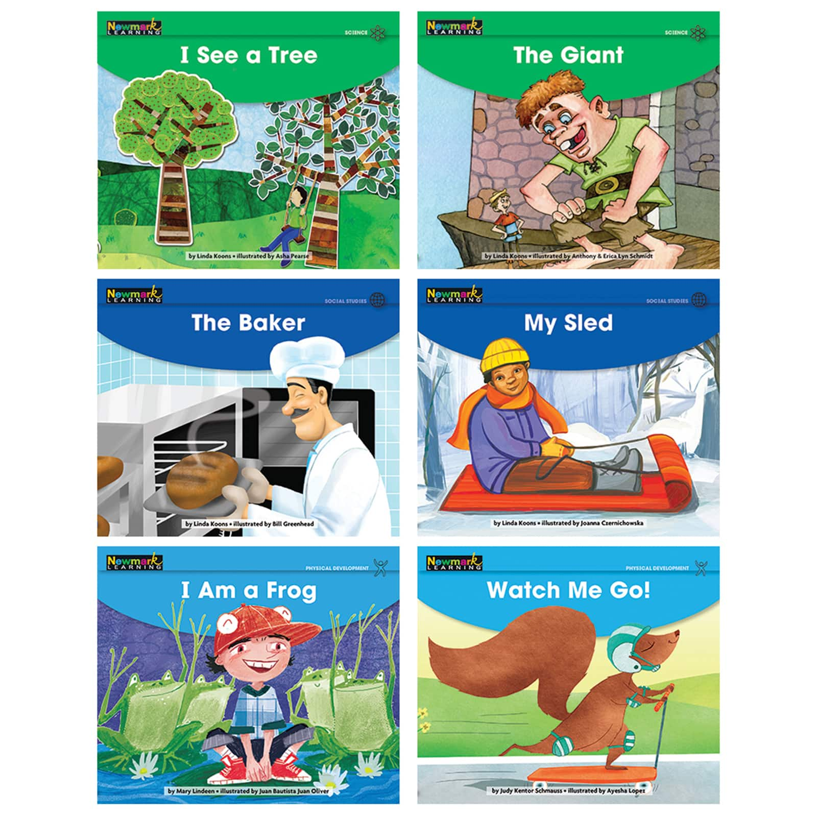 Newmark Learning&#xAE; Early Rising Readers Set 2: Level AA Fiction