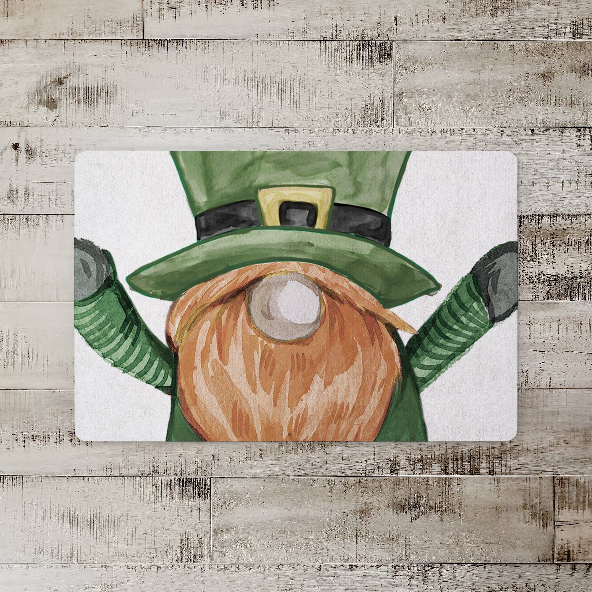 Up Close Leprechaun Floor Mat 27" x 18" Floor Mat