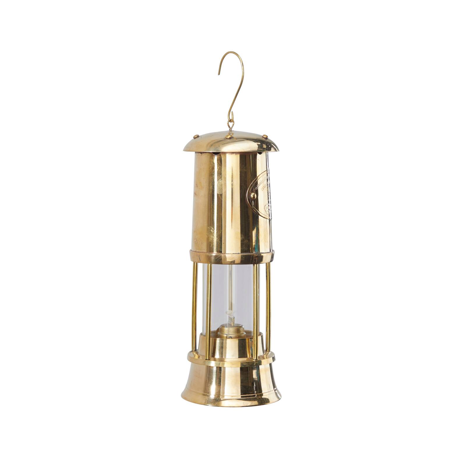 10&#x22; Gold Brass Candle Lantern
