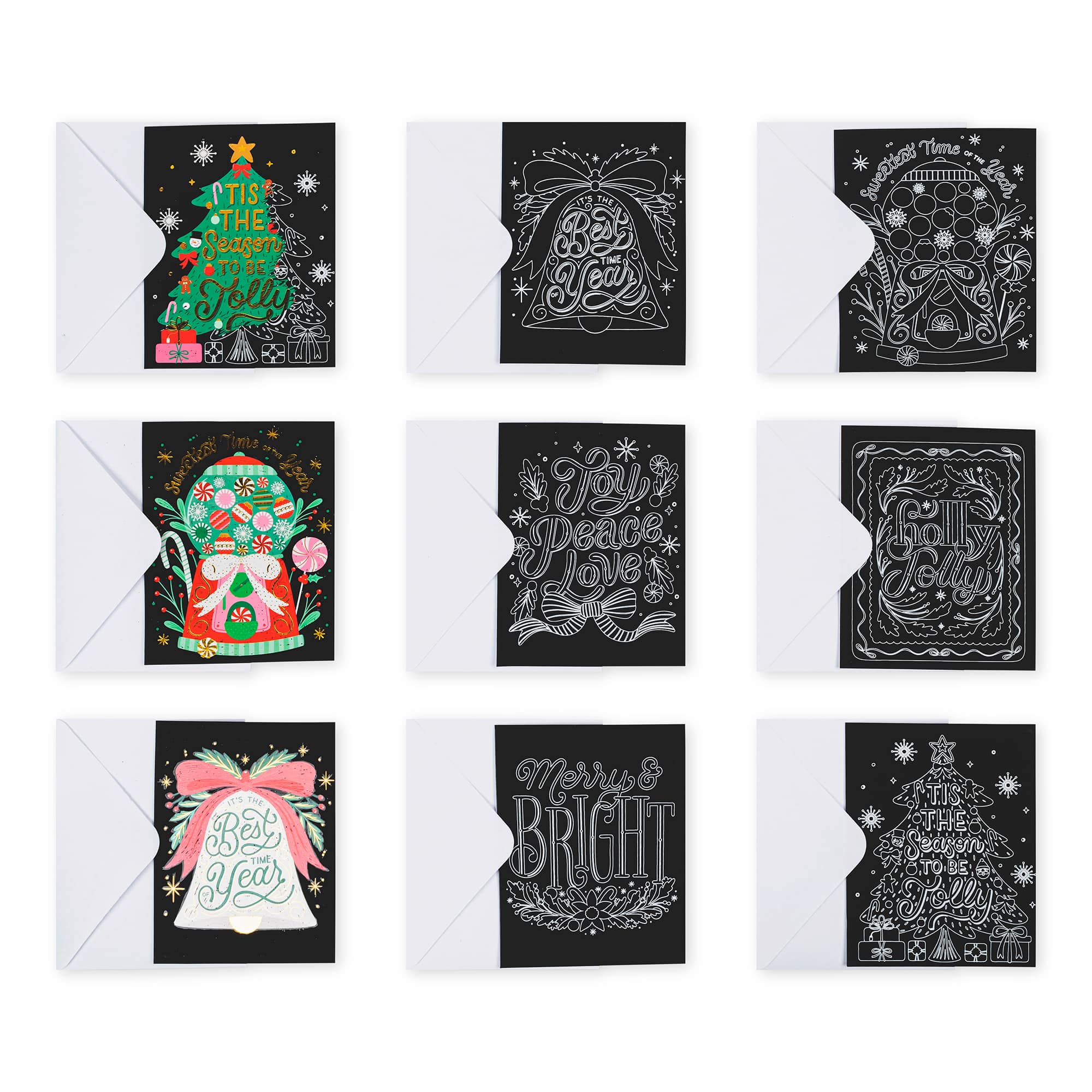Brea Reese&#x2122; Festive Scratch Art Card Kit